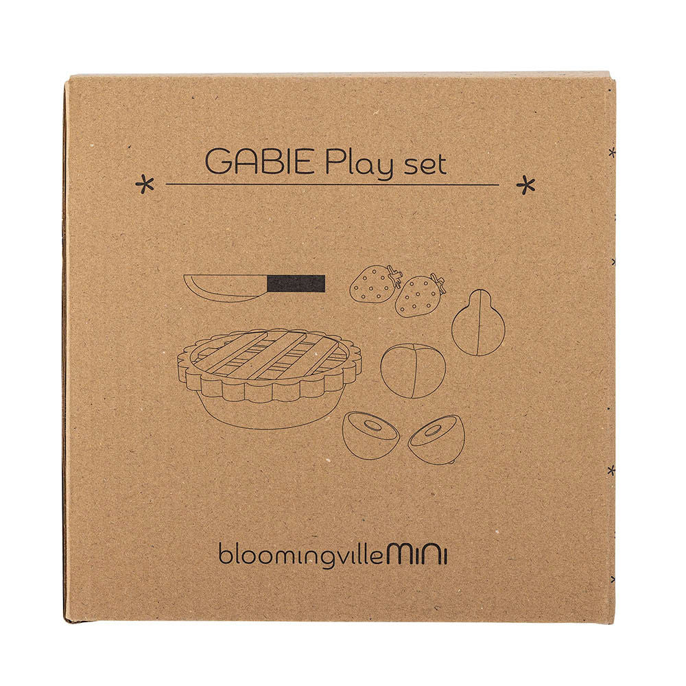 Bloomingville Mini Gabie Play Set, Food, Yellow, FSC®100%, Lotus