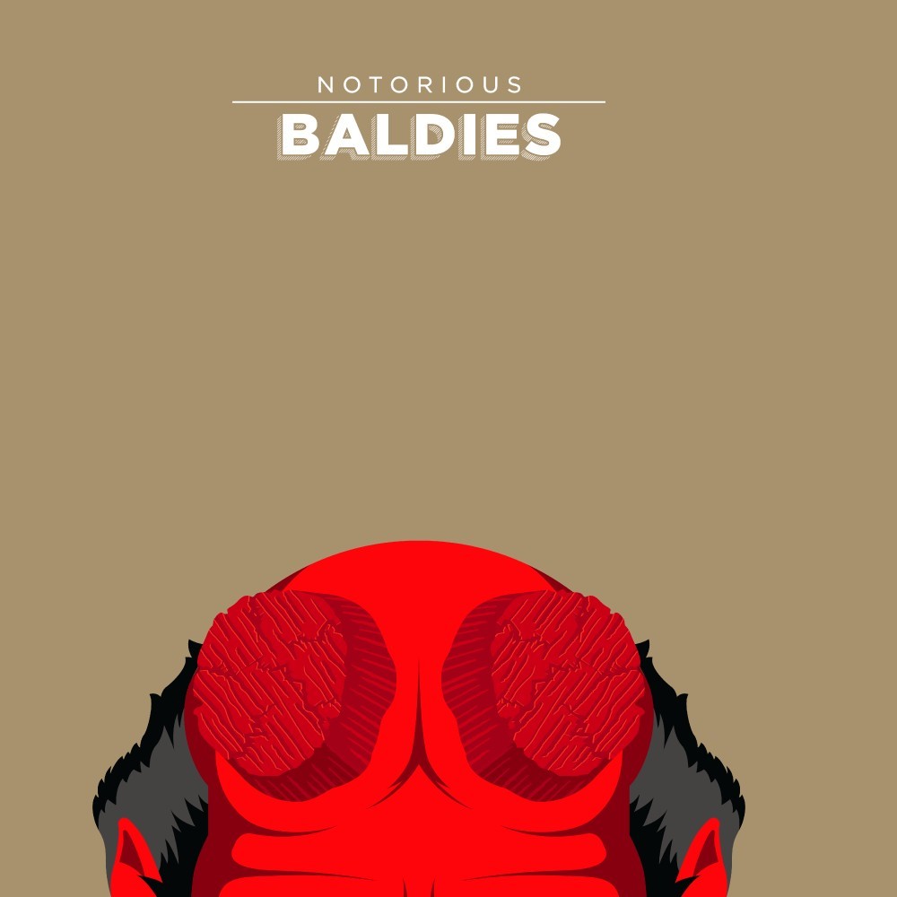 Affiche Notorious Baldie Hellboy autorstwa pana Peruca