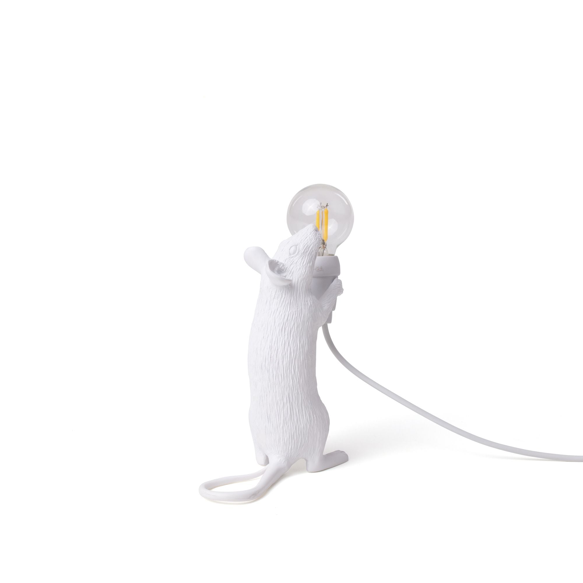Seletti Mouse Lamp Step, White