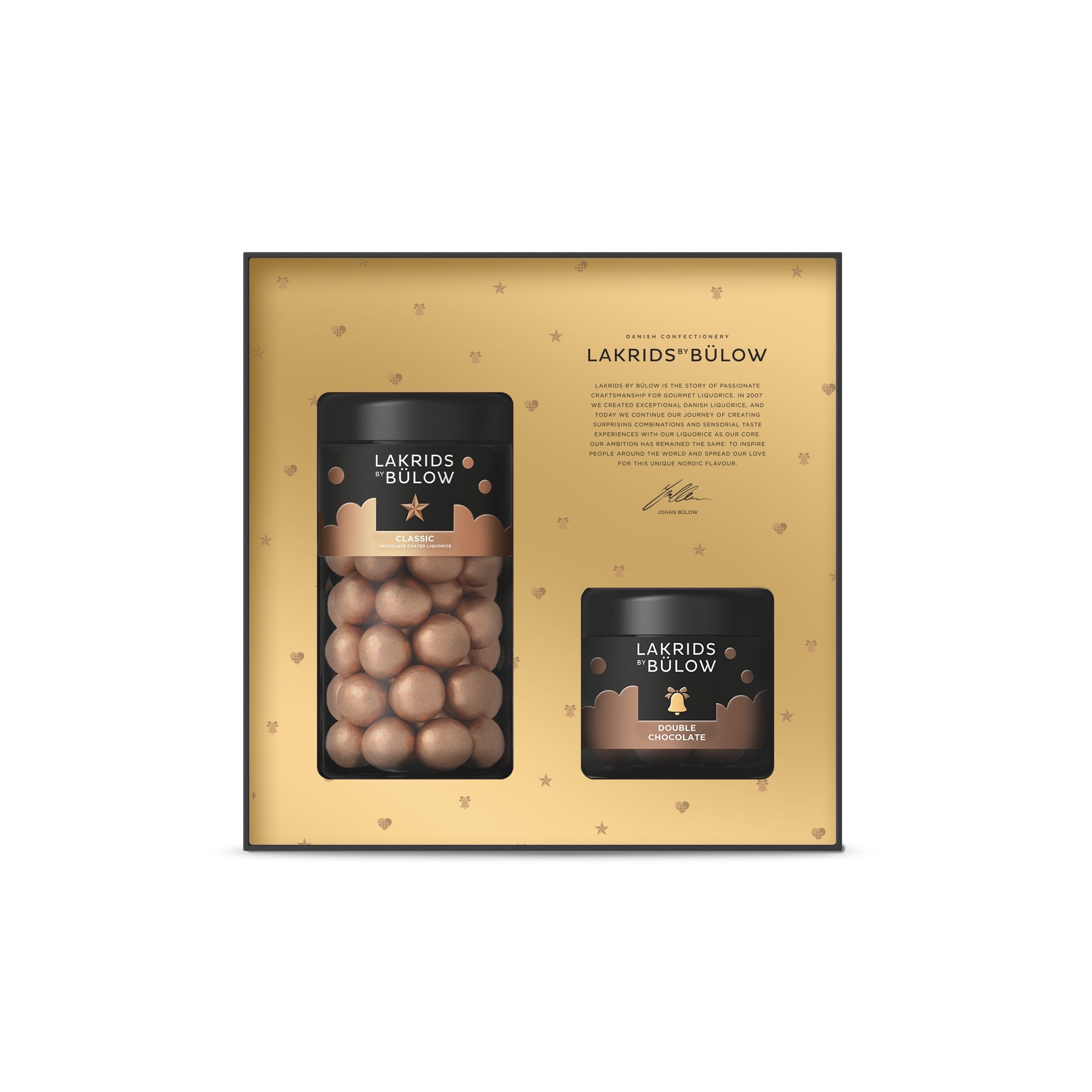 Lakrids autorstwa Bülow Winter Black Box Classic Caramel/Double Chocolate, 420g