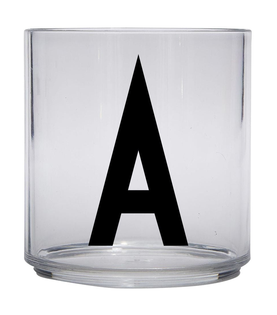 Design Letters Kids Personal Tritan Drinking Glass, A