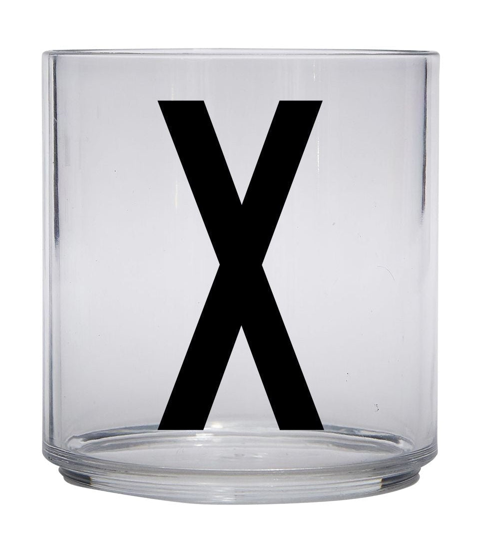 Design Letters Kids Personal Tritan Drinking Glass, X