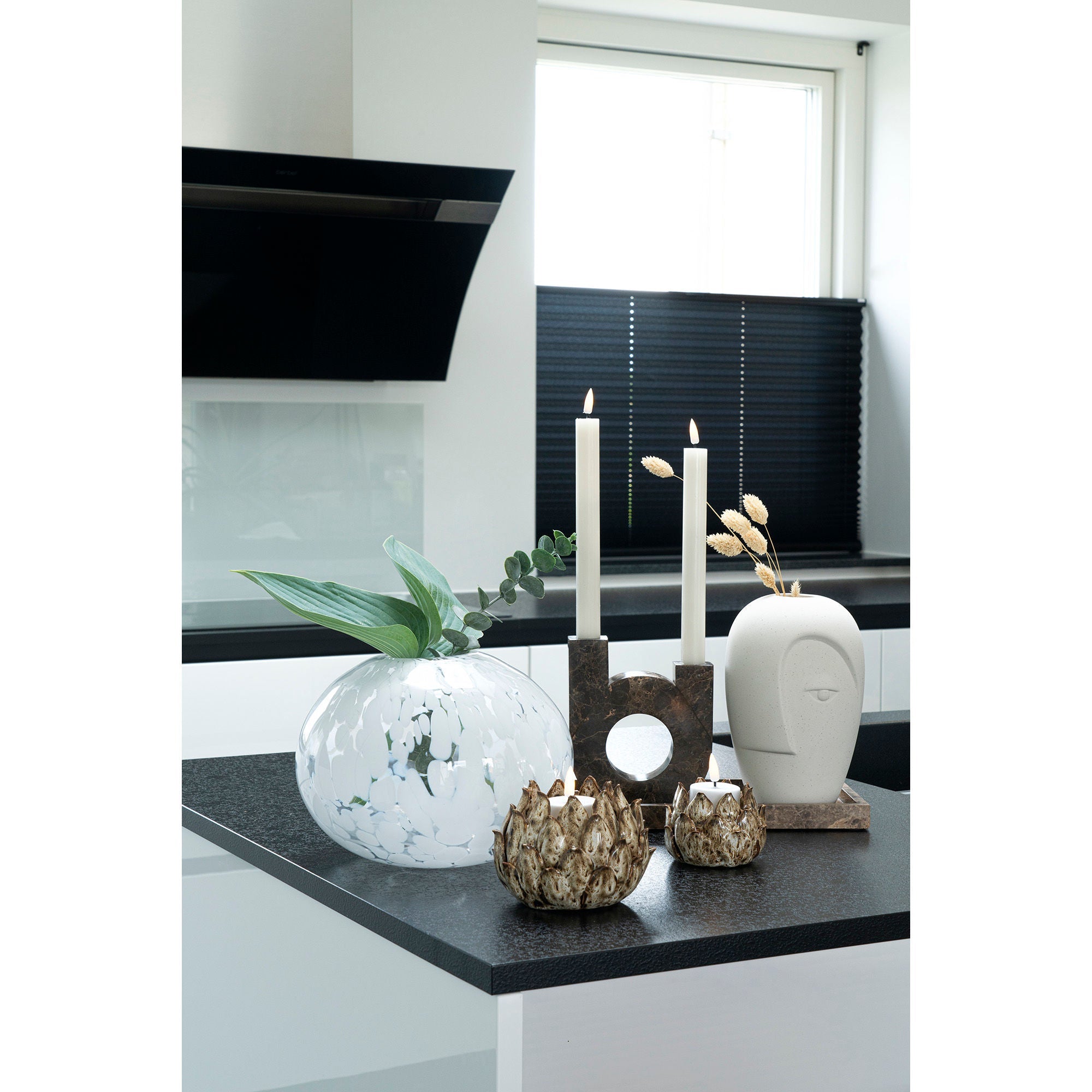 Dom Nordic Ceramic Tealight Candle Holder