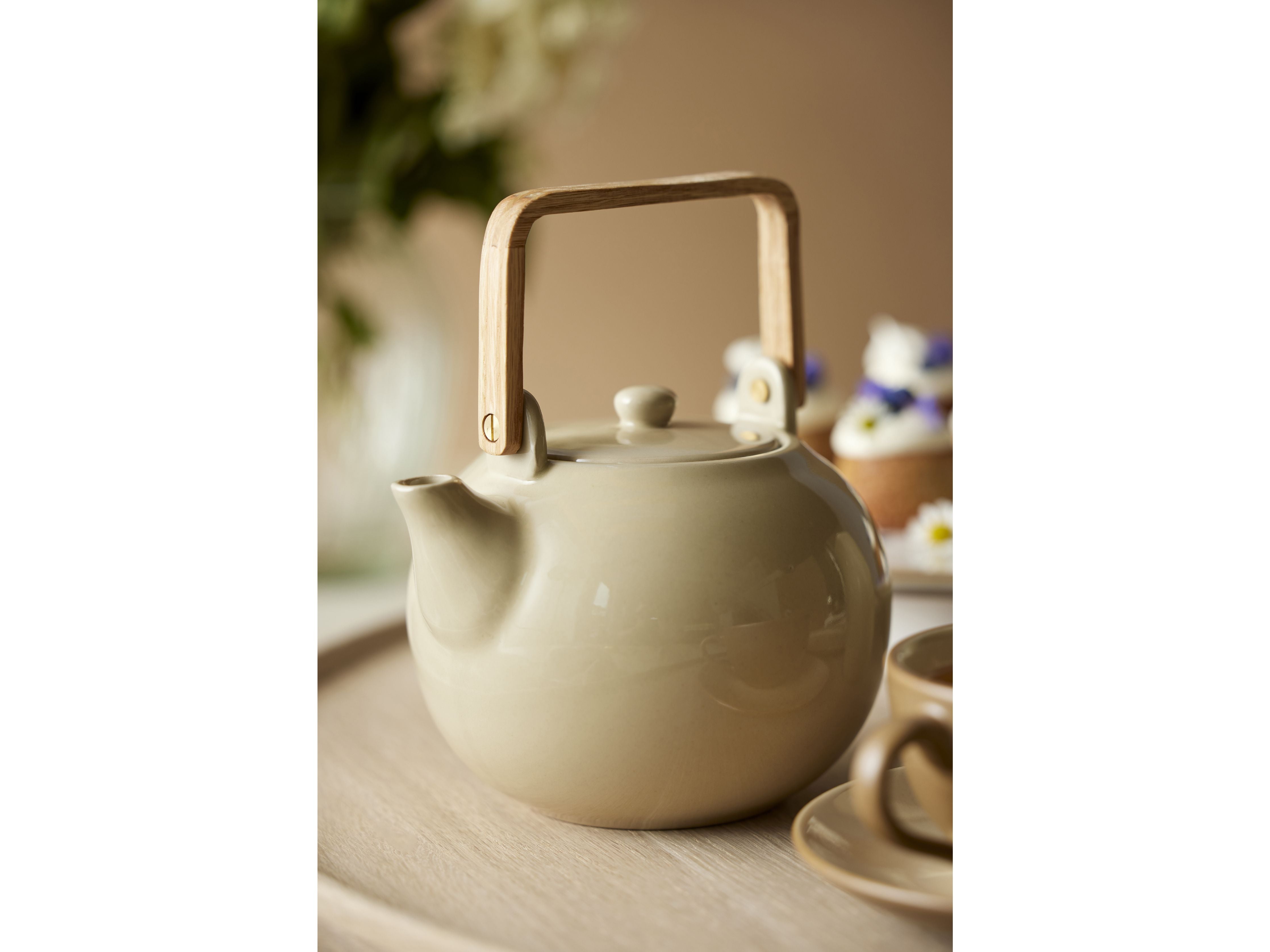 Bitz Teapot z sitko herbaty 1,2 l, piasek