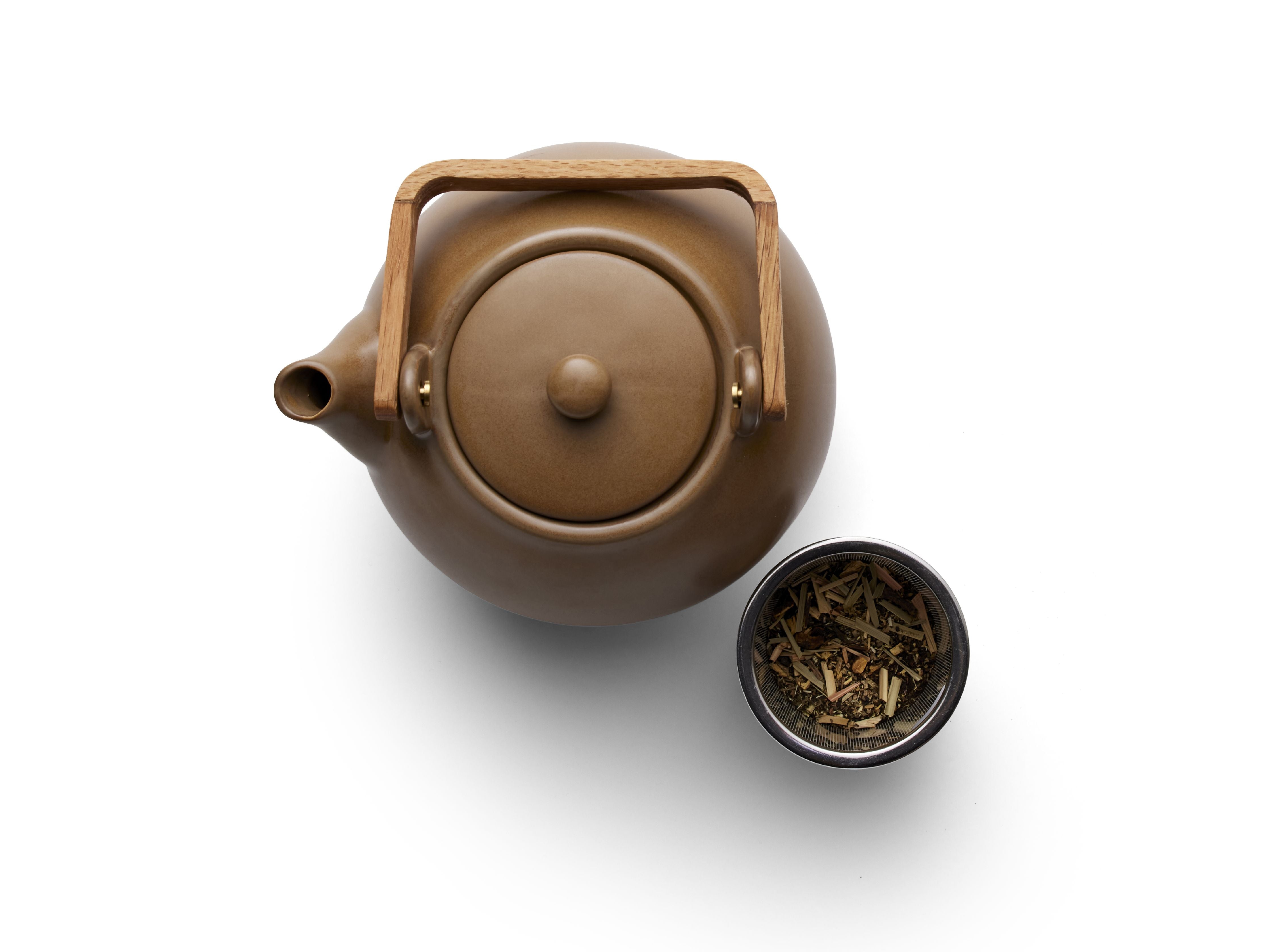 Bitz Teapot z sitko herbaty 1,2 l, drewno