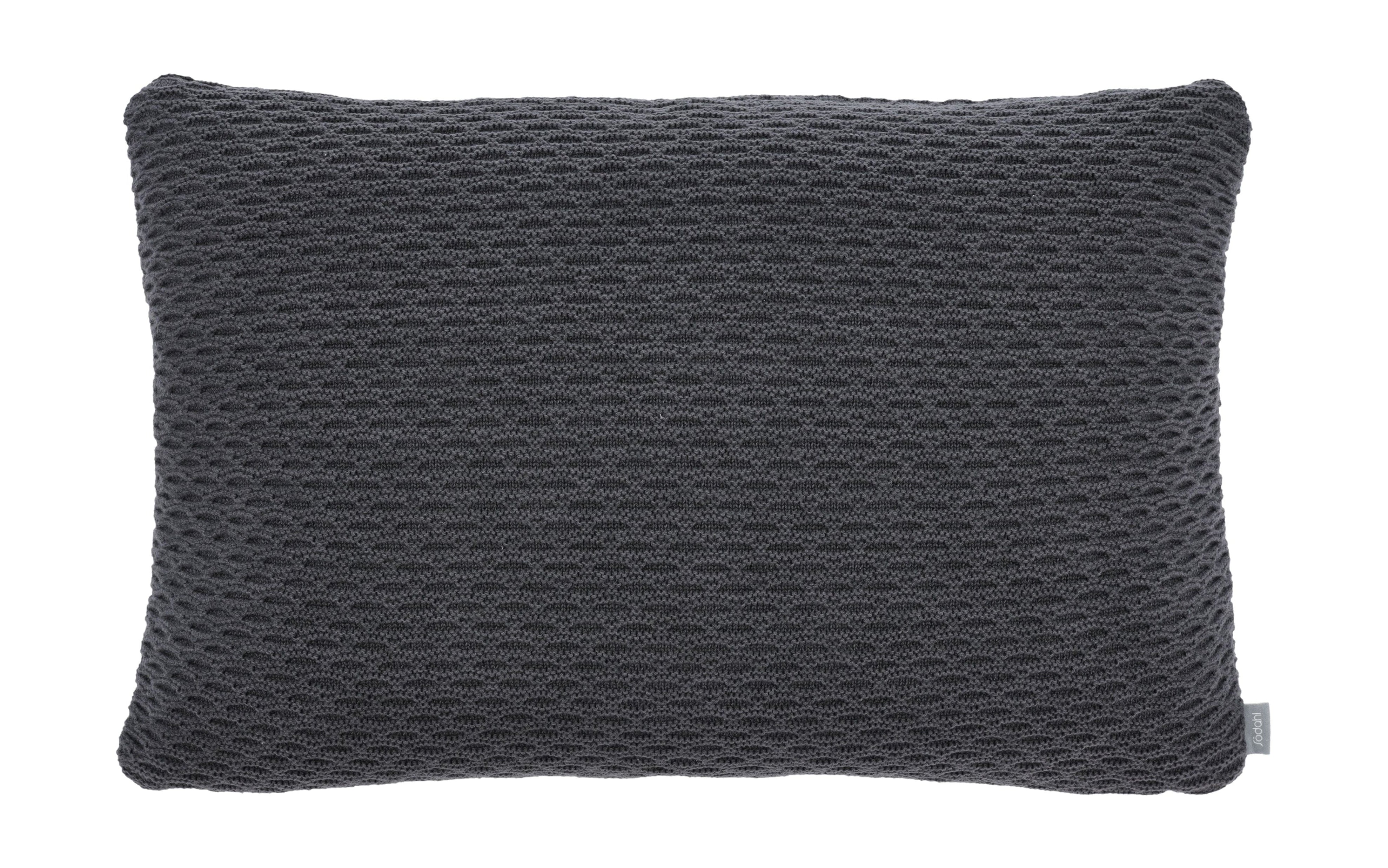 Södahl Wave Knit Cushion Cover 40x60 Cm, Ash