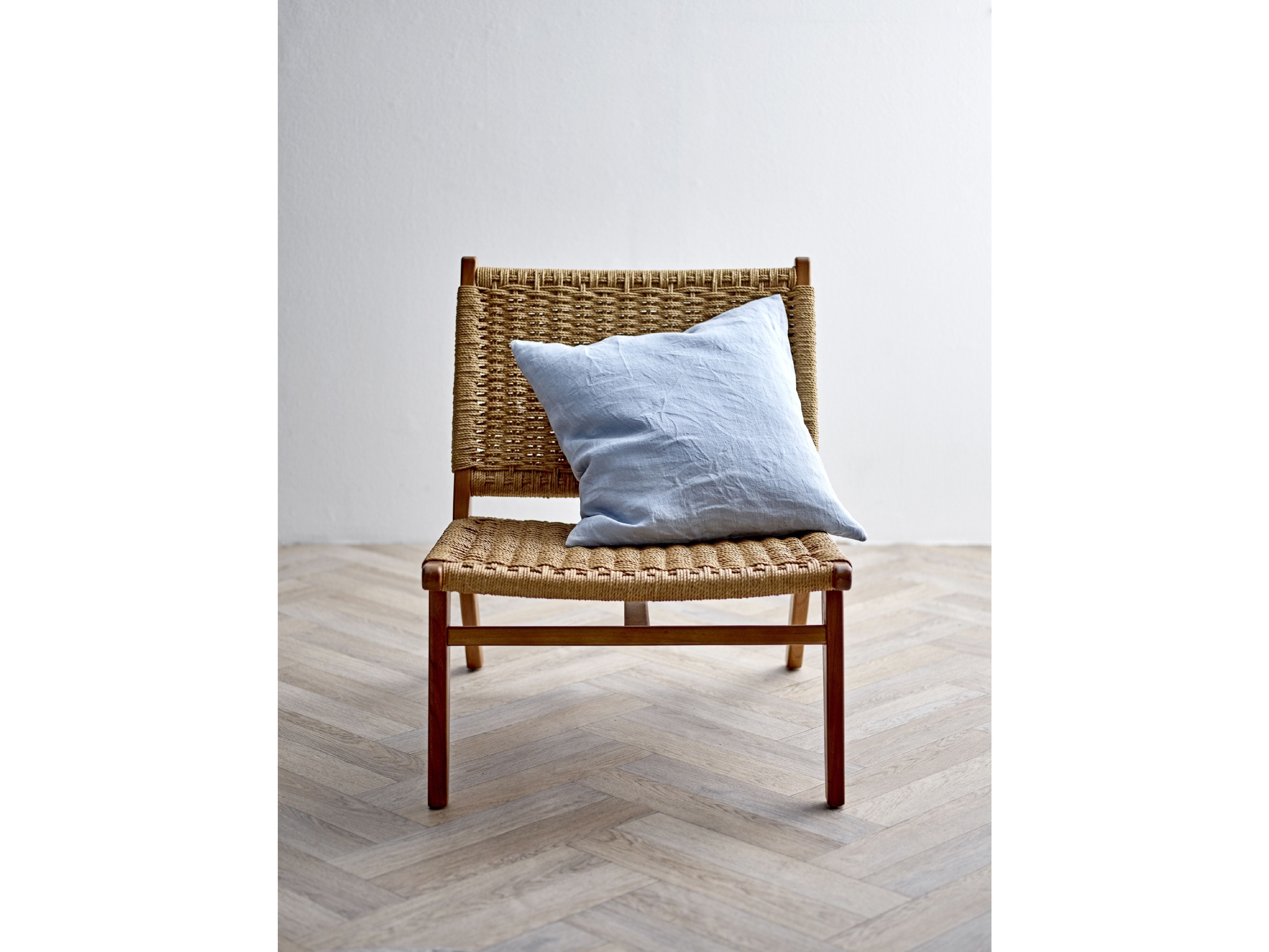 Södahl Linen Cushion Cover 50x50 cm, błękit lniany