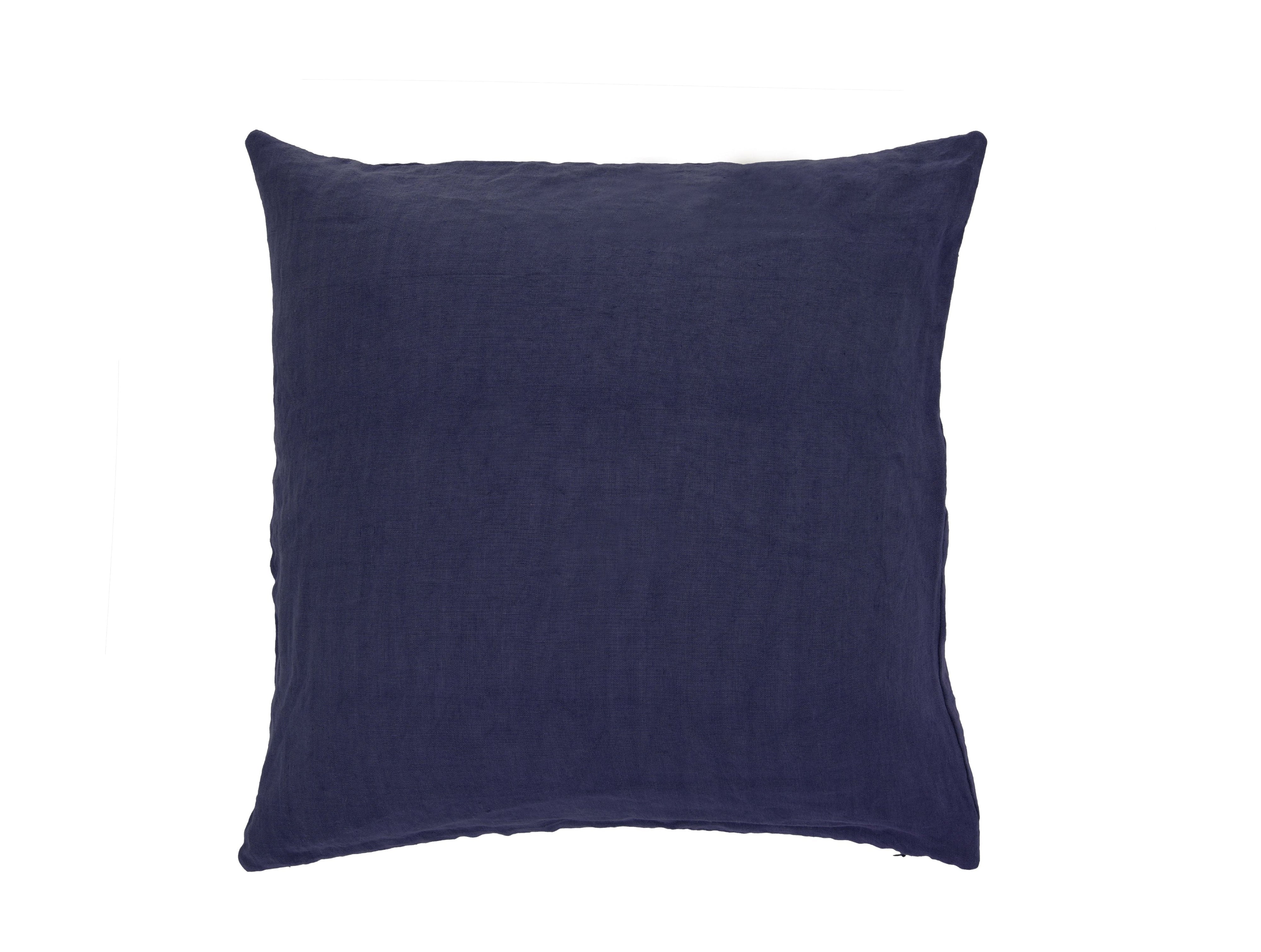 Södahl Linen Cushion Cover 50x50 cm, królewski błękit