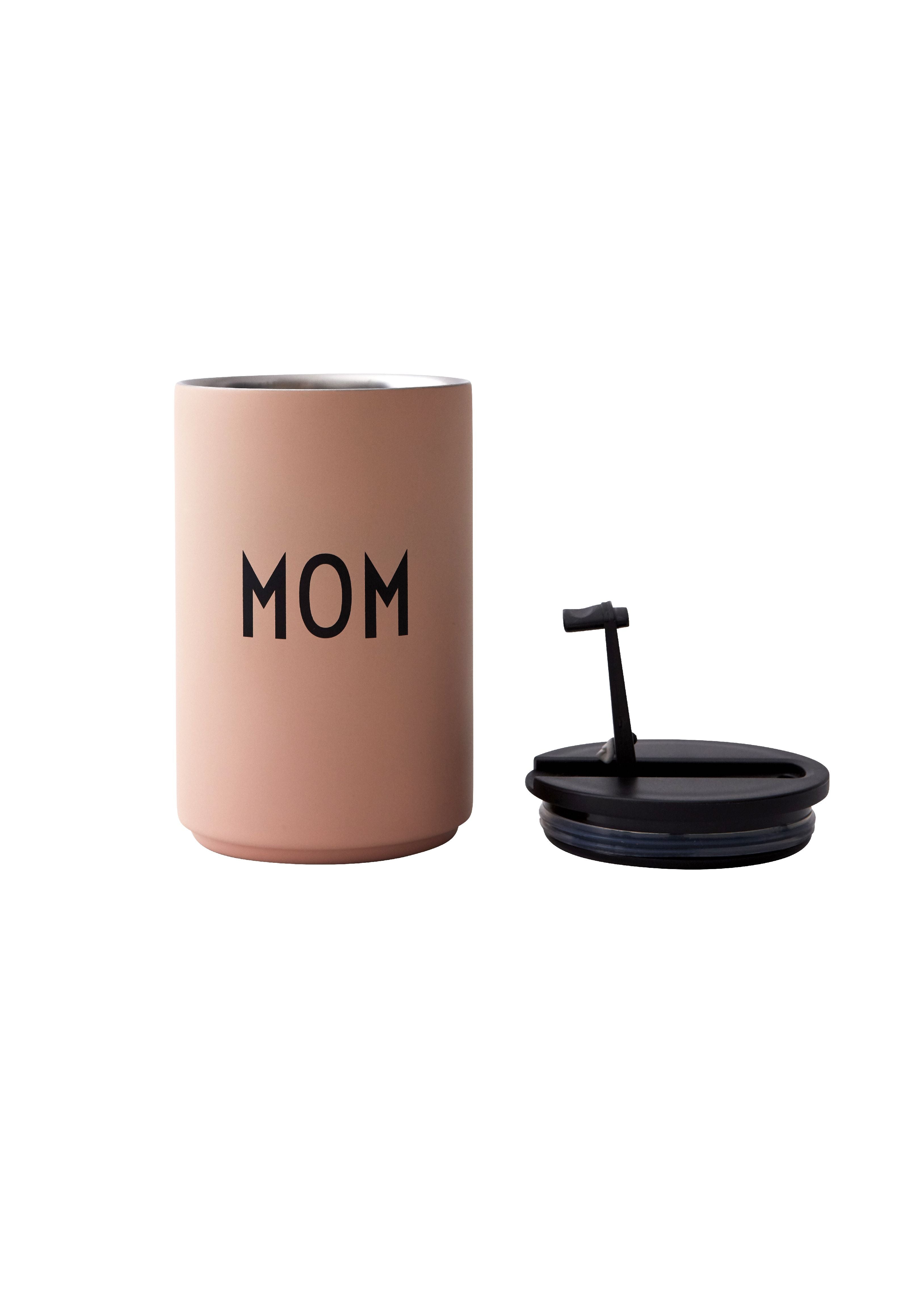 Design Letters Insulated Cup, Mom/Nude