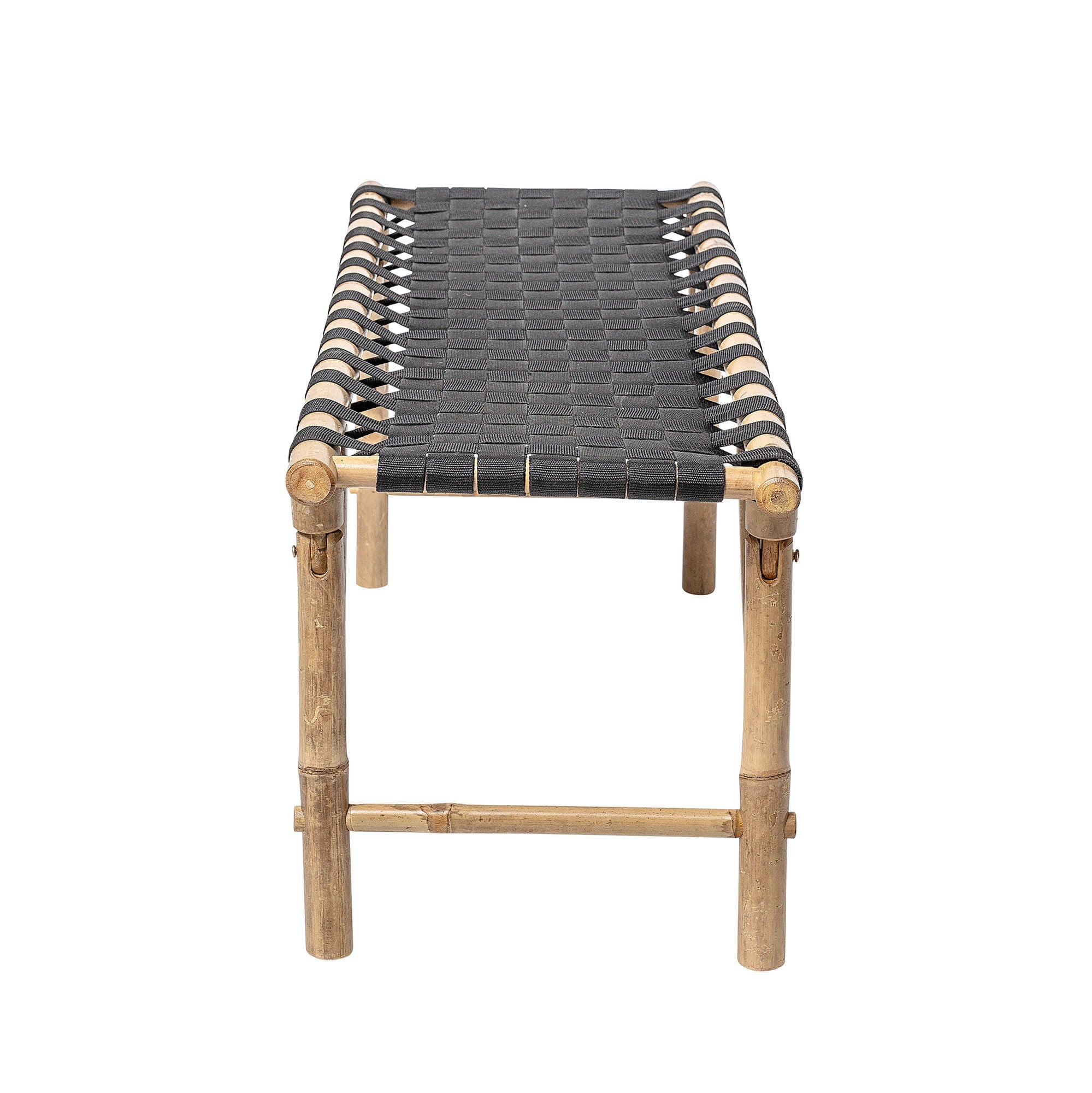 Bloomingville Vida Bench, Black, Bamboo