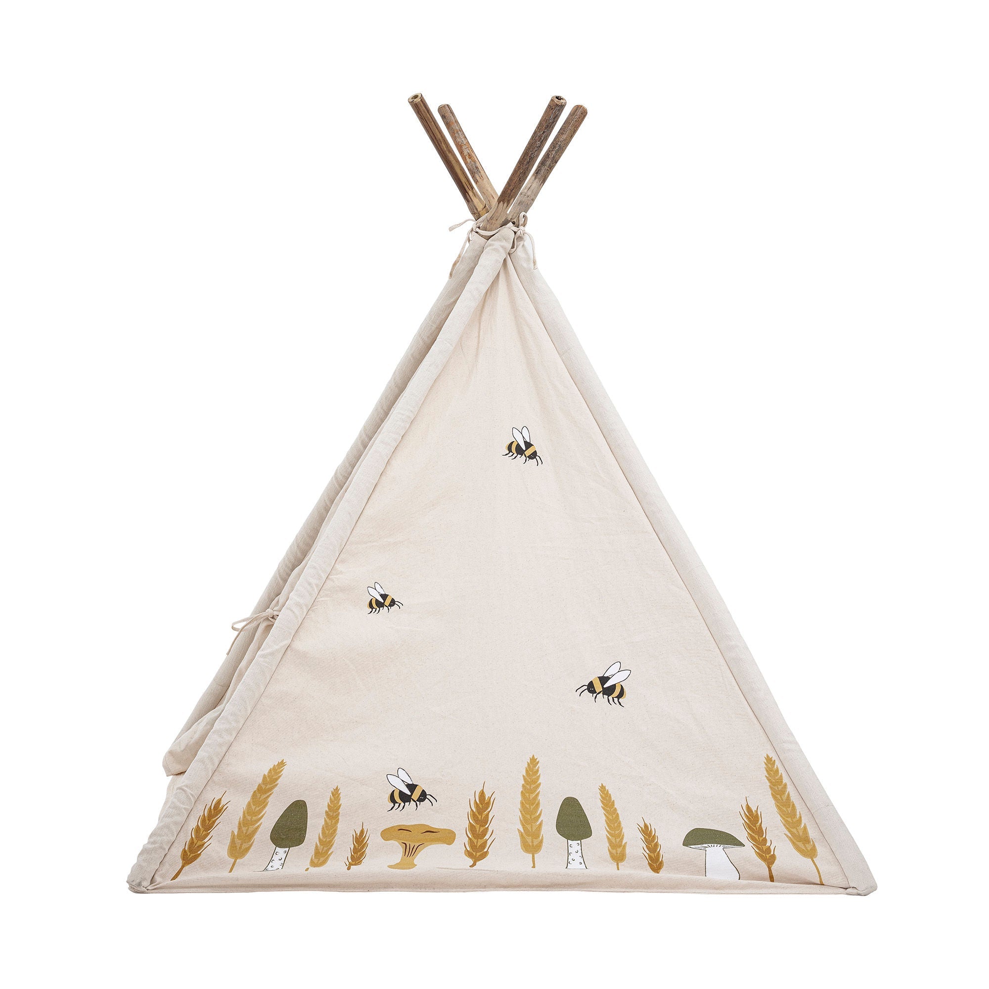 Bloomingville Mini Millo Children's Tipi, Nature, Botton