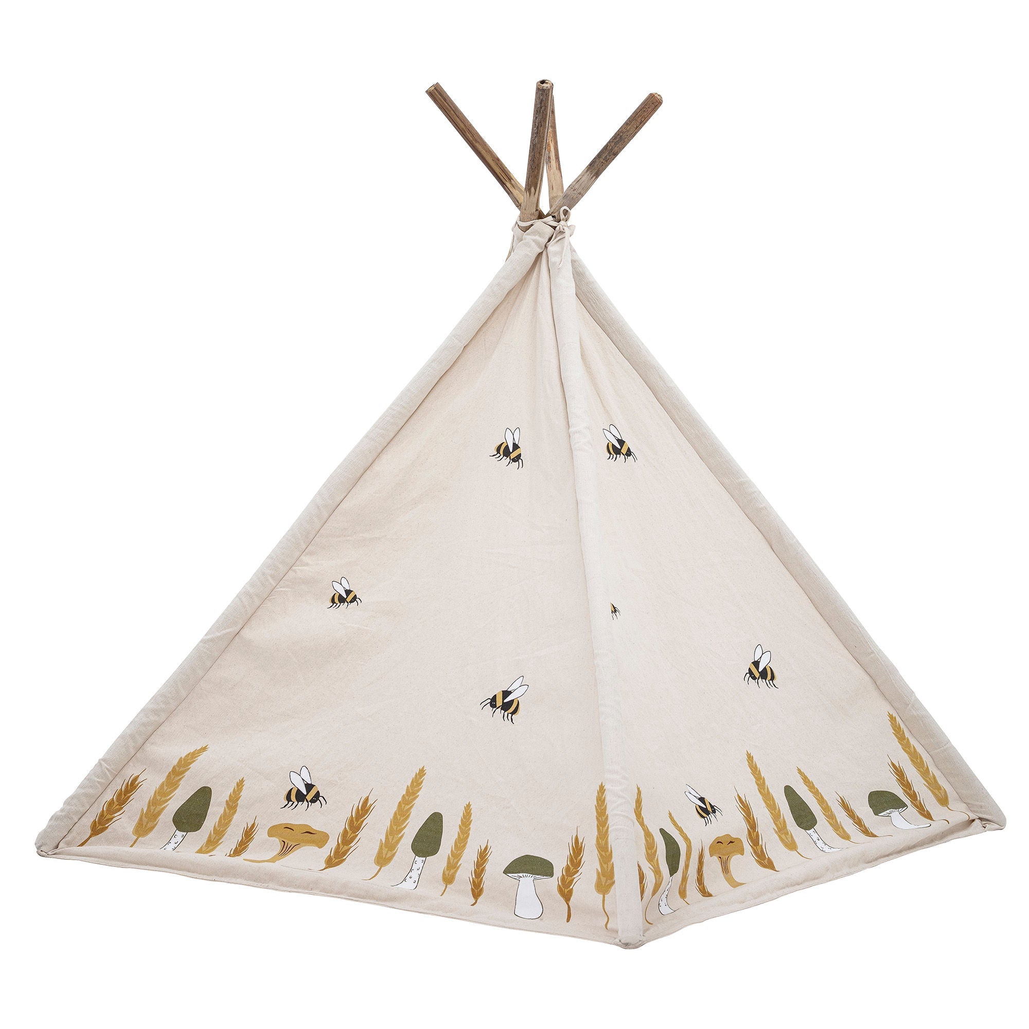 Bloomingville Mini Millo Children's Tipi, Nature, Botton