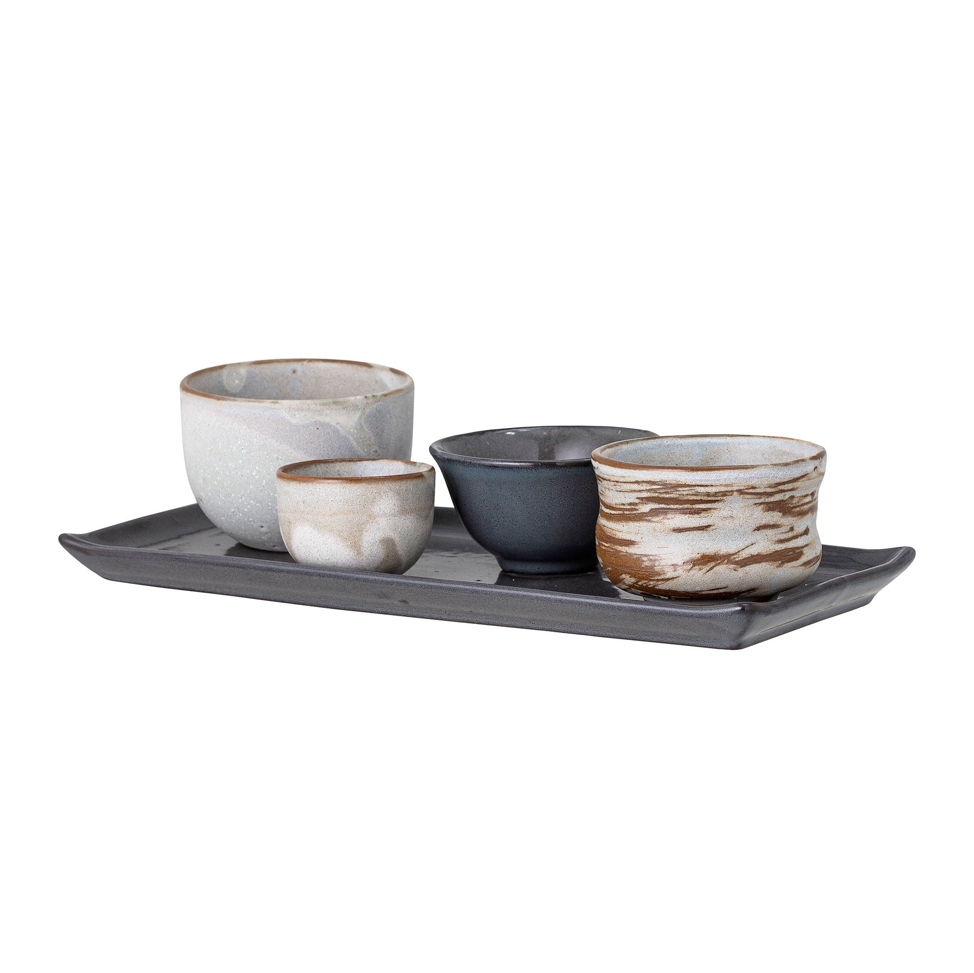 Bloomingville Masami Sushi Set, White, Stoneware