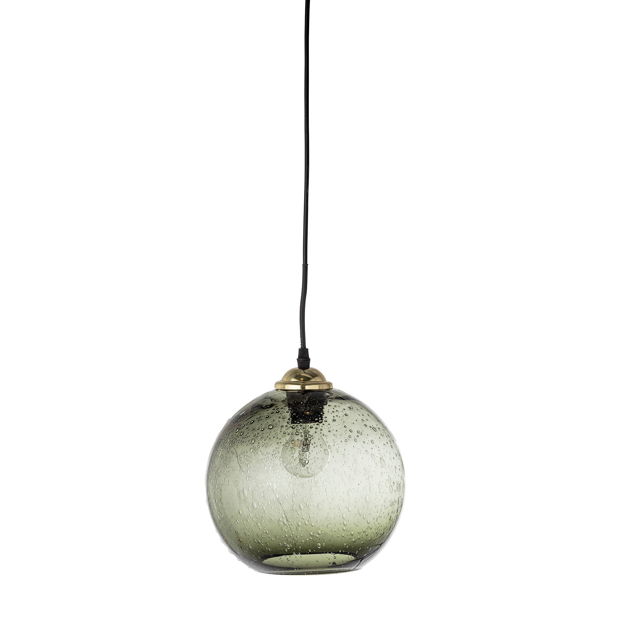 Bloomingville Alber Wiselant Lampa, zielony, szkło