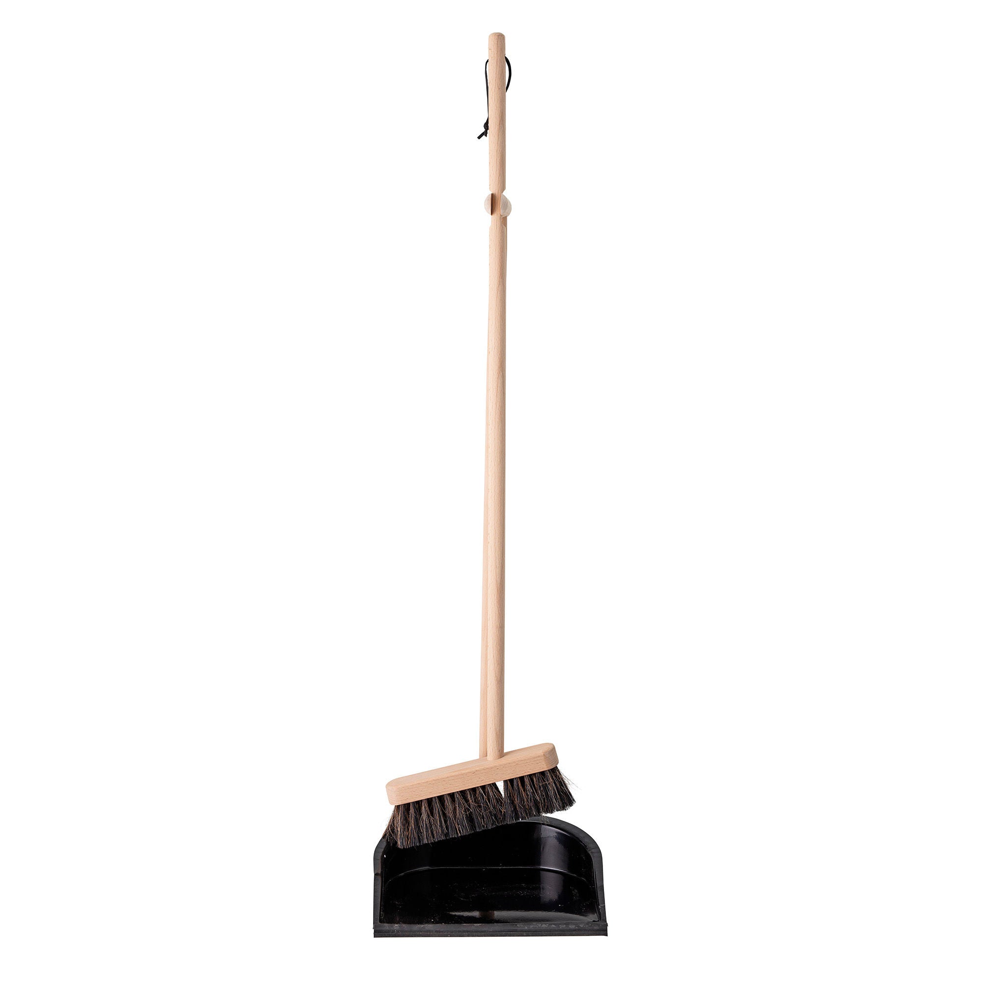 Bloomingville Cleaning Dustpan & Broom, Nature, Beech