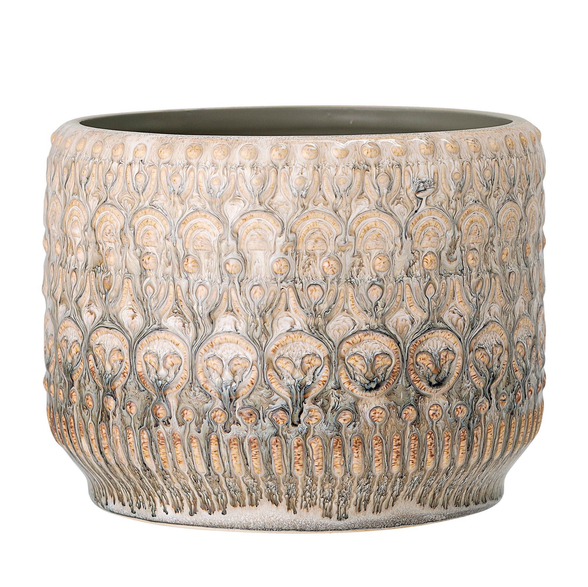 Bloomingville Jobran Flowerpot, zielony, kamionki