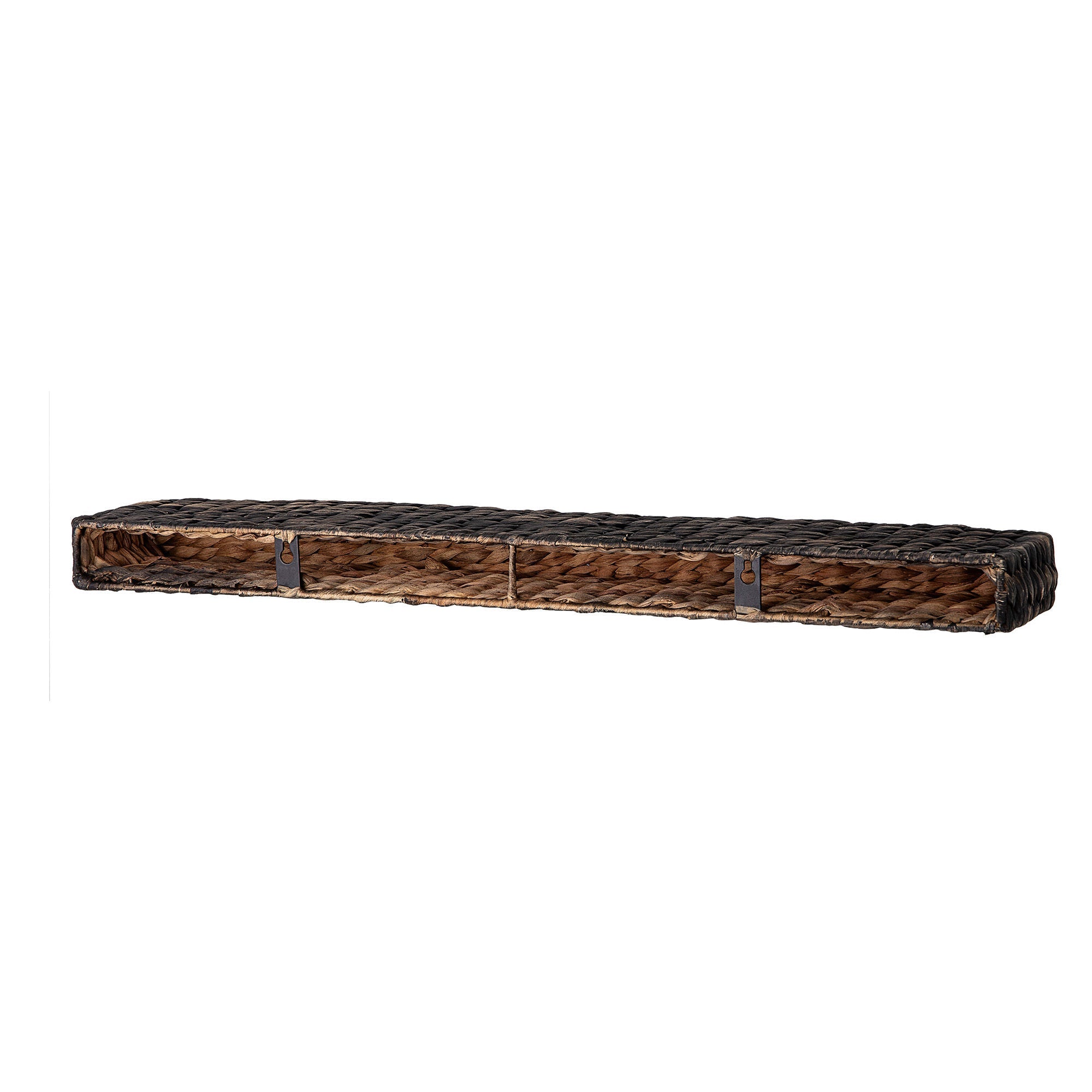 Creative Collection Celina Shelf, Black, Water Hyacinth