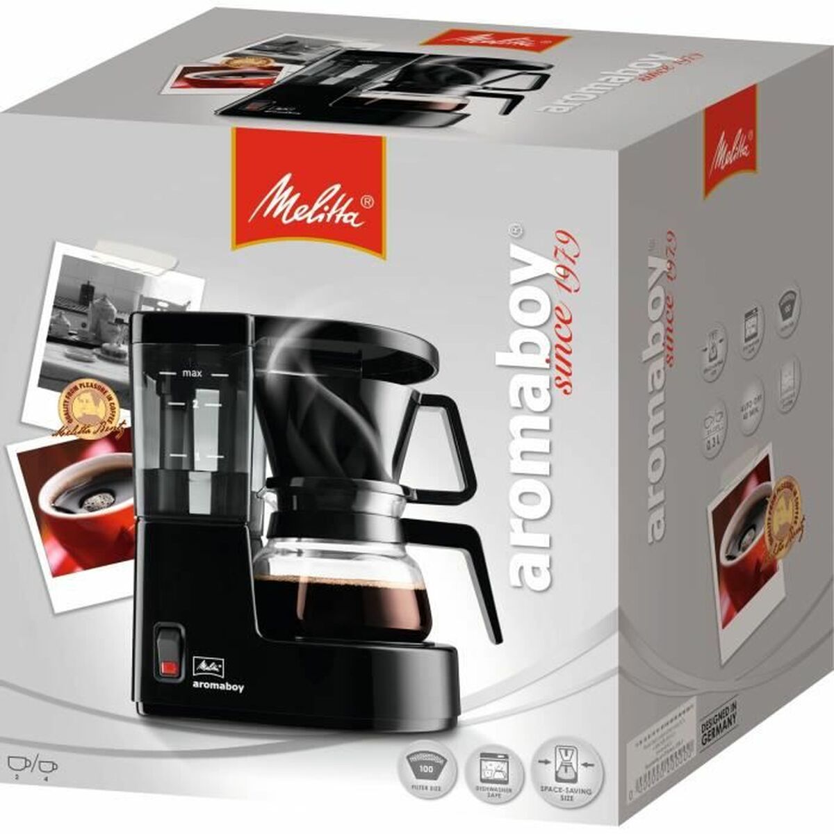 Drip Coffee Machine Melitta Aromaboy 500 W Czarny 500 W