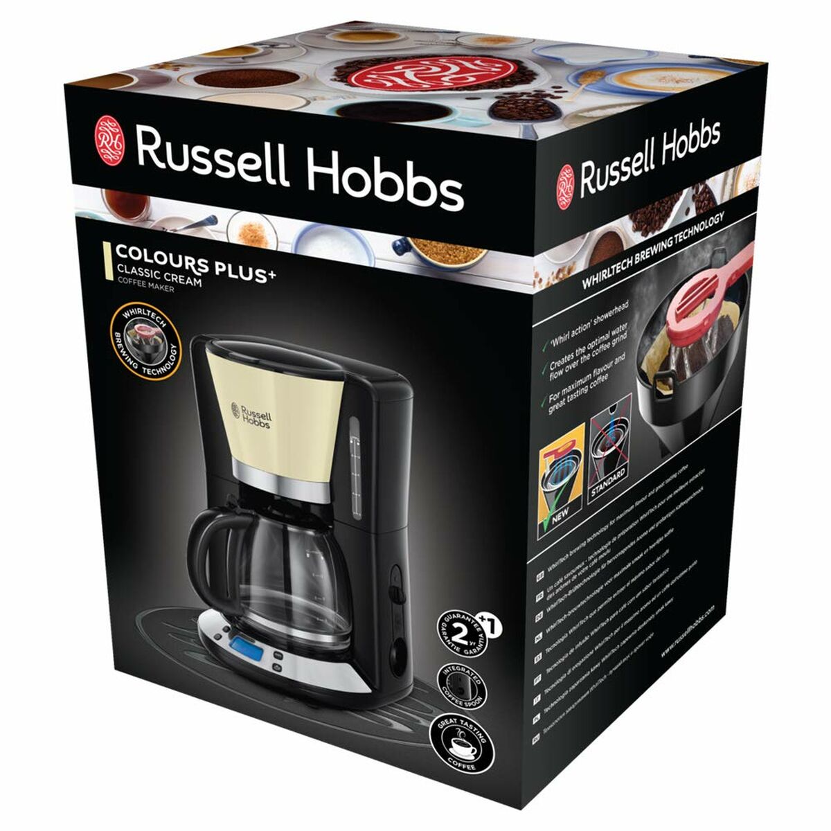 Drip Coffee Machine Russell Hobbs 24033-56 1100 W 15 filiżanek krem