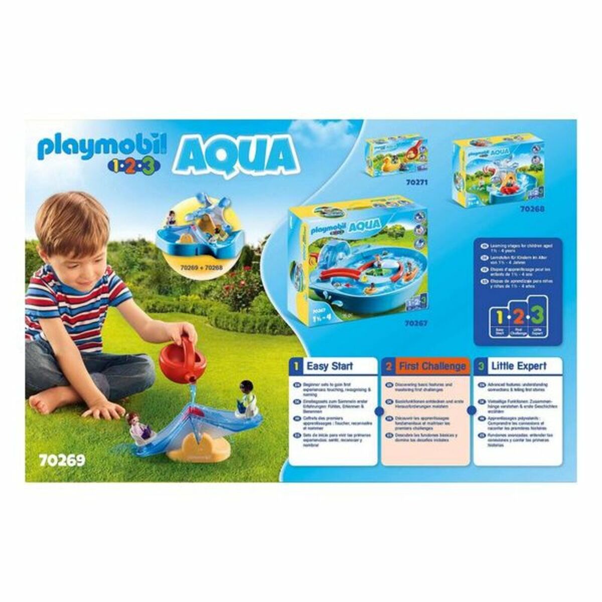 Playset 1,2,3 Water Rocker z zraszaczem Playmobil 70269 (7 szt.)