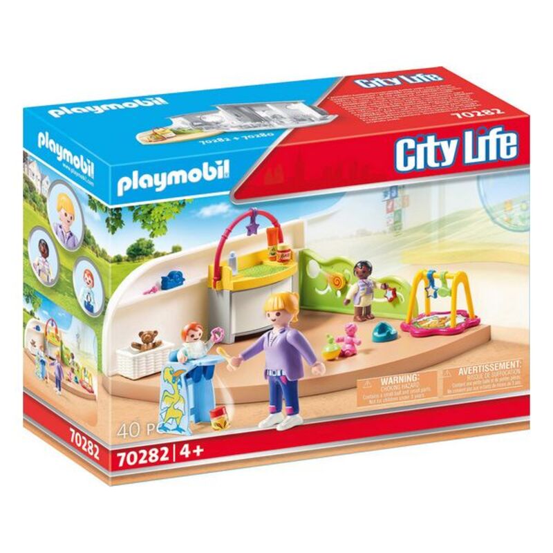 Playset City Life Baby Room Playmobil 70282 (40 szt.)