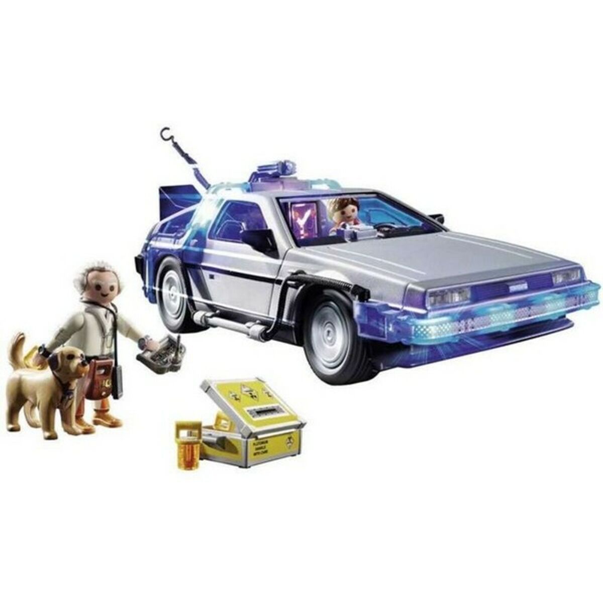 Playset Action Racer powrót do przyszłego Delorean Playmobil 70317