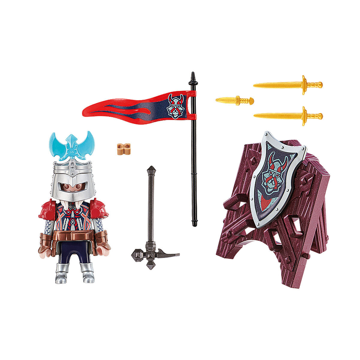 Połączony figura Playmobil 70378 Medieval Knight 70378 (17 szt.)