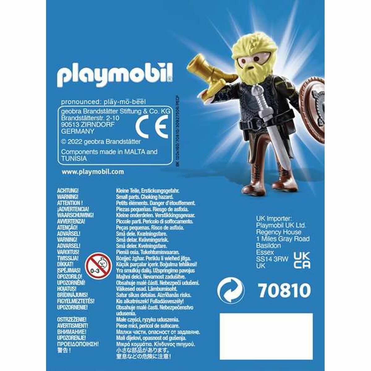 Figurka Playmobil Playmobil Przyjazdu 70810 Wikingów mężczyzn (6 szt.)