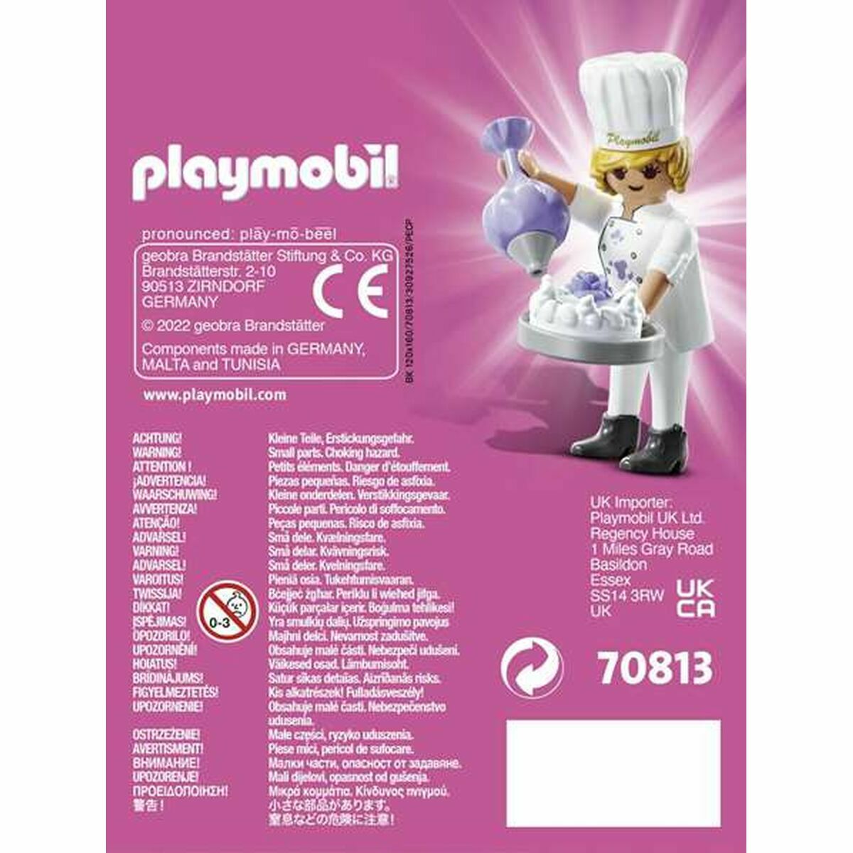 Figurka Playmobil Playmobil Przyjazdu 70813 Curg Chef (5 szt.)