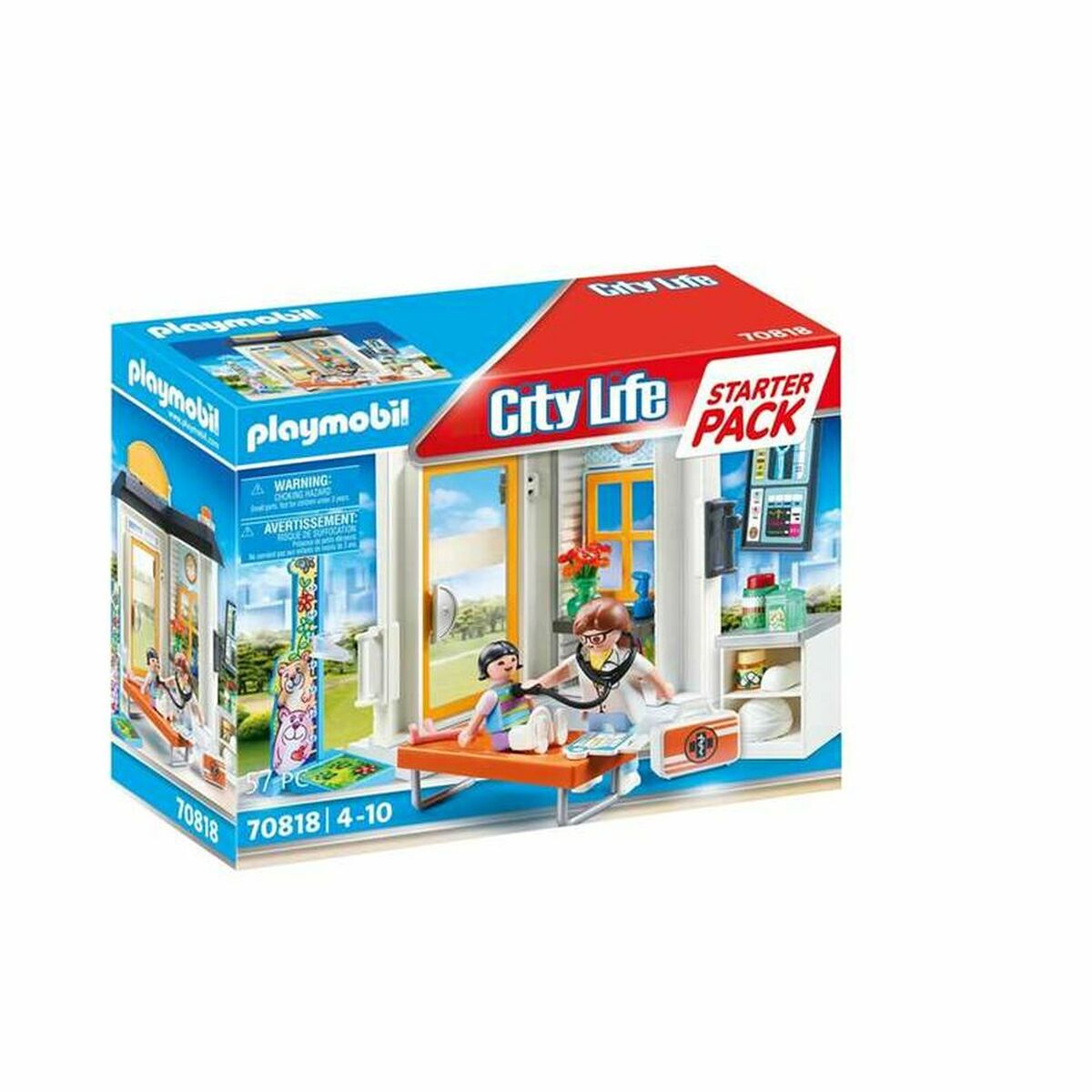 Playset Playmobil 70818 Kids Doctor 70818 (57 pcs)