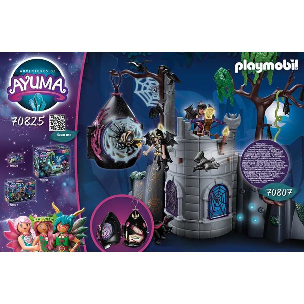 Playset Playmobil Adventures of Ayuma Bat Fairies 70825 (54 pcs)