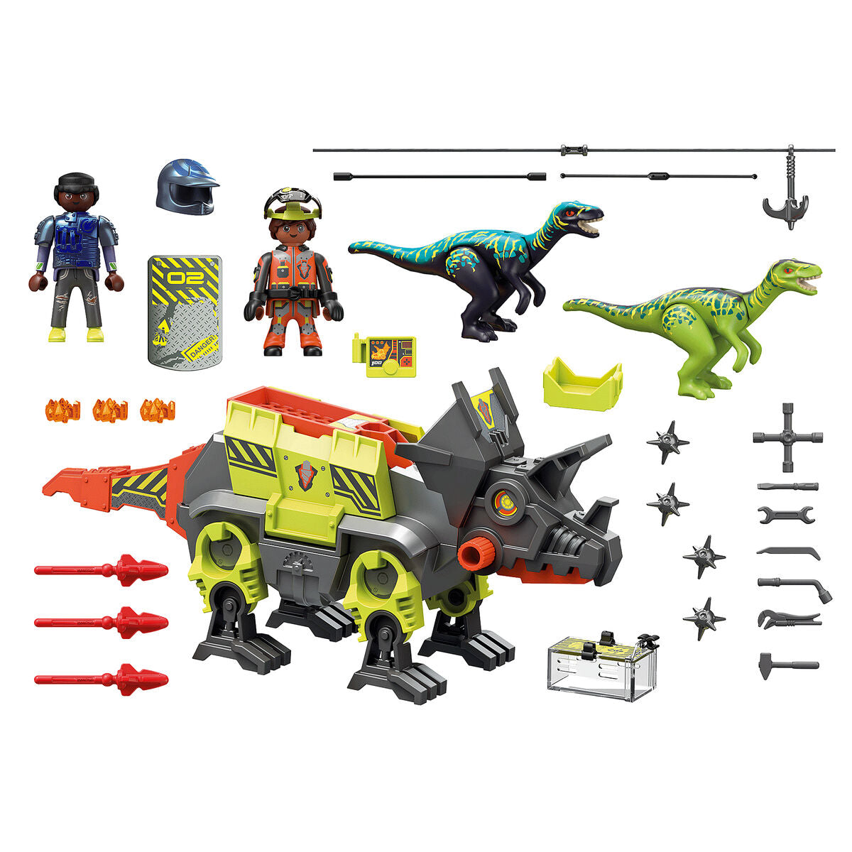 Playset Playmobil Dino Rise Robo-Dino Bombat Machine 70928