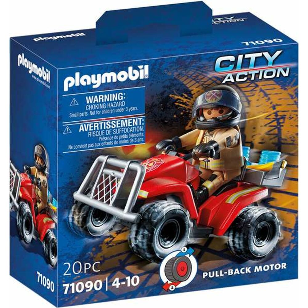 Playset Playmobil City Action Strażacy - Speed ​​Quad 71090