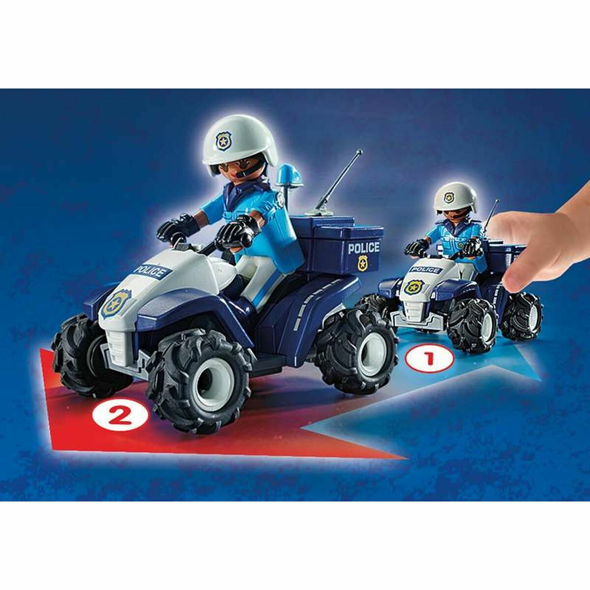 PlaySet Playmobil Speed ​​Quad Action 71092 Funkcjonariusz policji