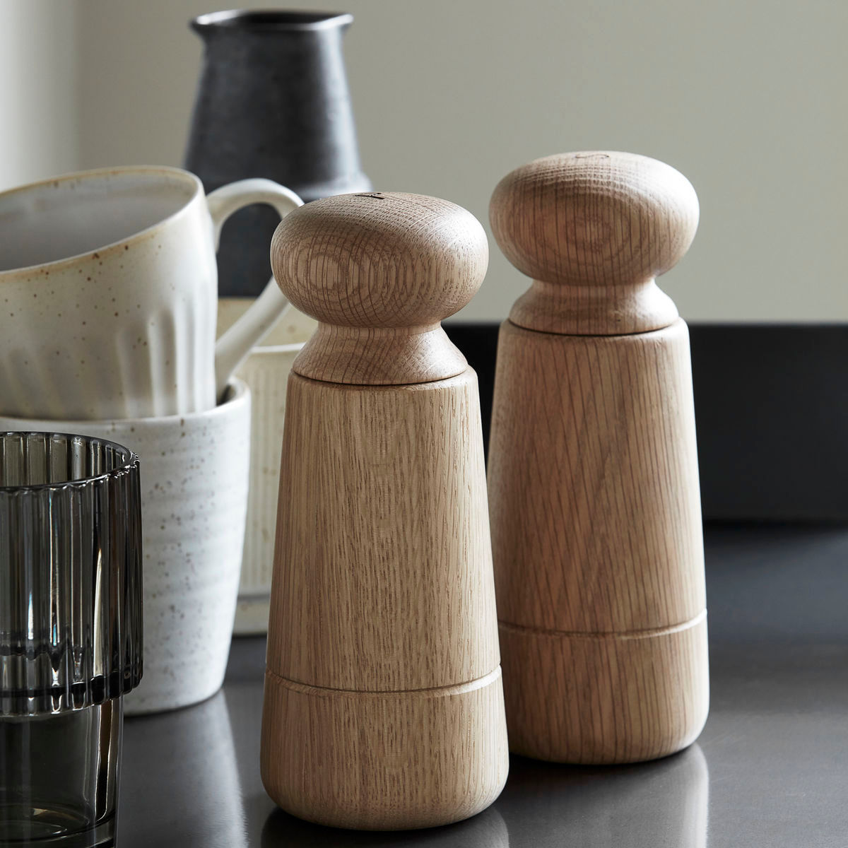 House Doctor Salt and pepper grinder, HDWardha, Oak