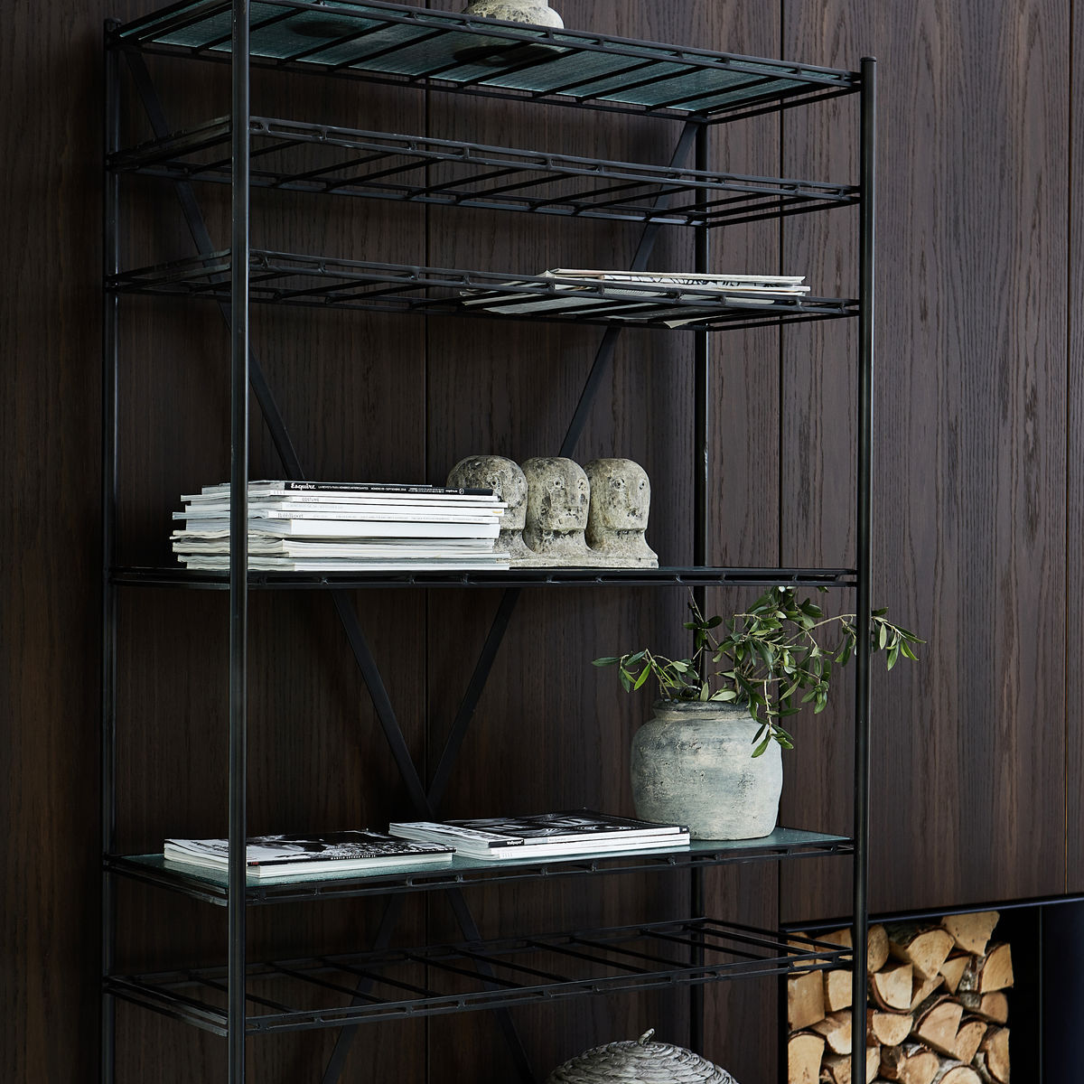 House Doctor Shelving unit, HDGany, Black