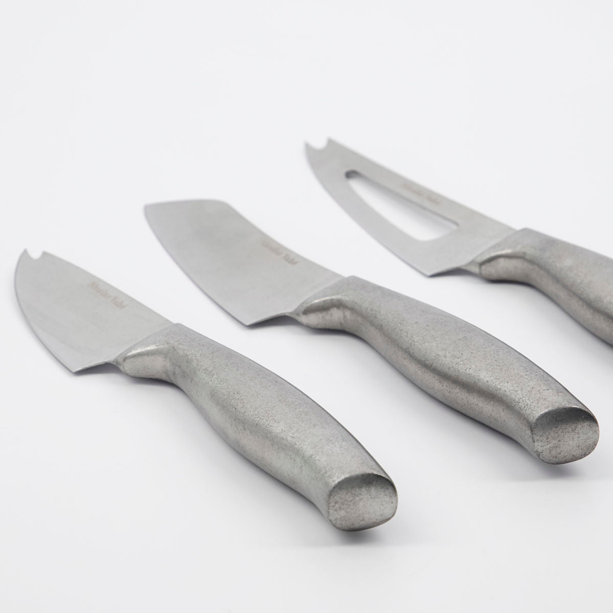 Nicolas Vahe Cheese knives, NVFromage, Silver finish