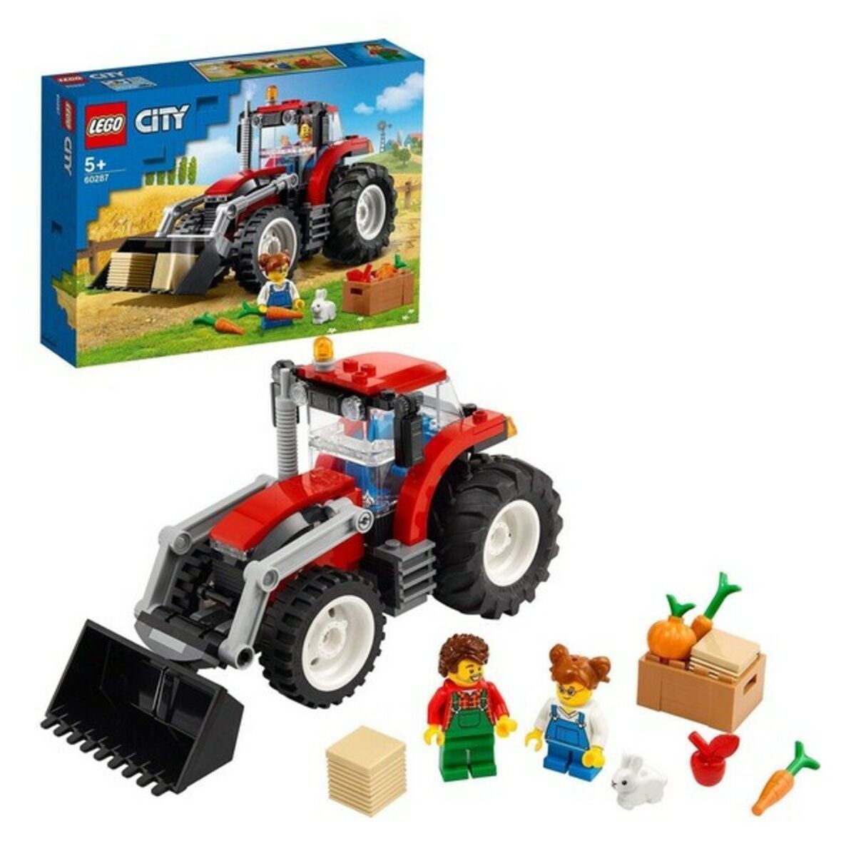 Playset City Great Vehicles Ciąg do ciągnika Lego 60287 (148 szt.)