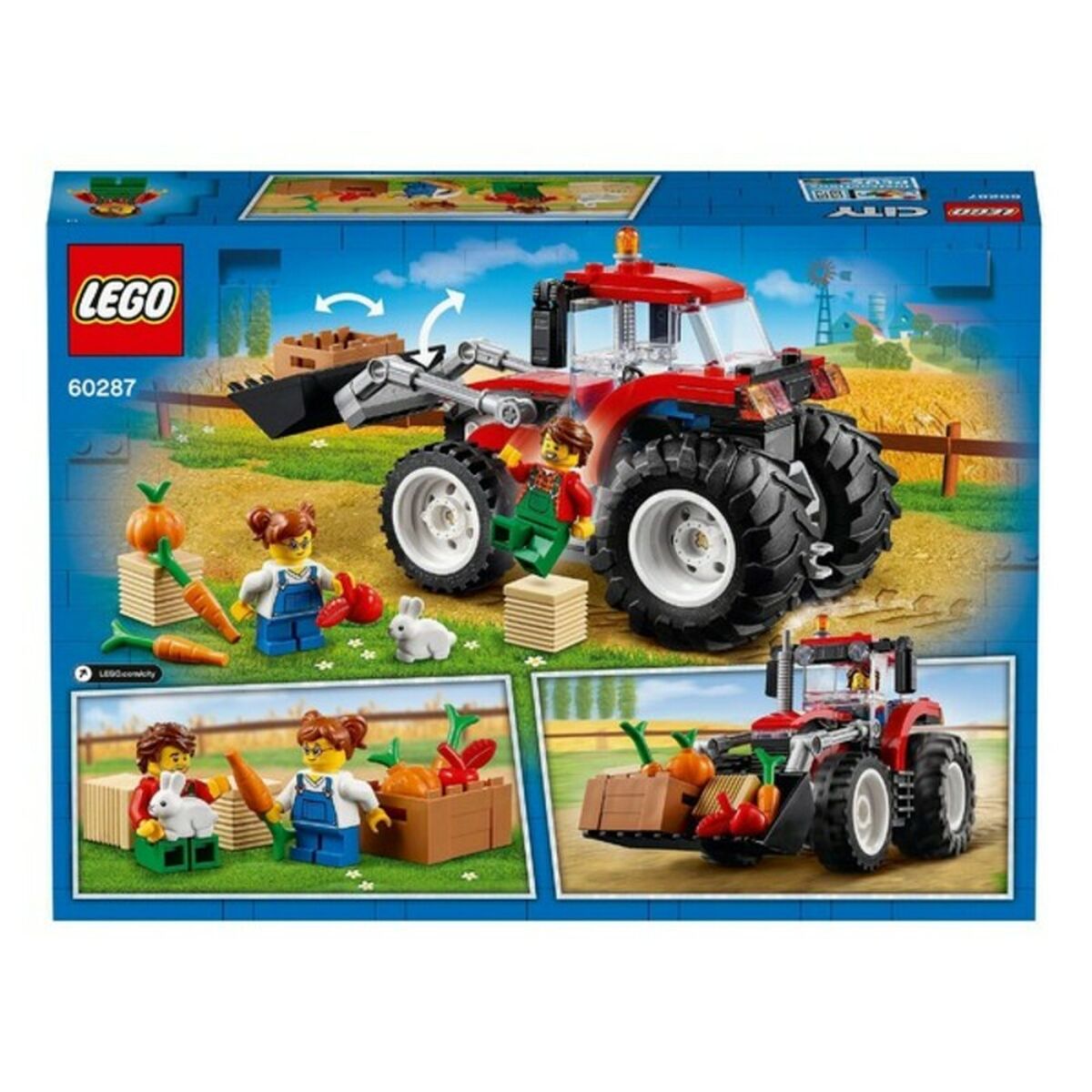 Playset City Great Vehicles Ciąg do ciągnika Lego 60287 (148 szt.)