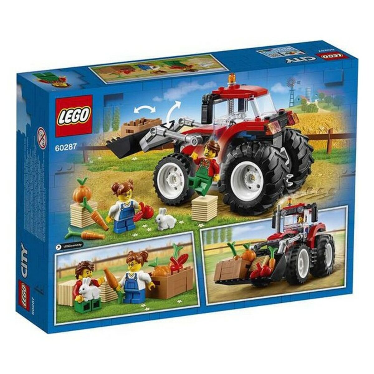 Playset City Great Vehicles Ciąg do ciągnika Lego 60287 (148 szt.)