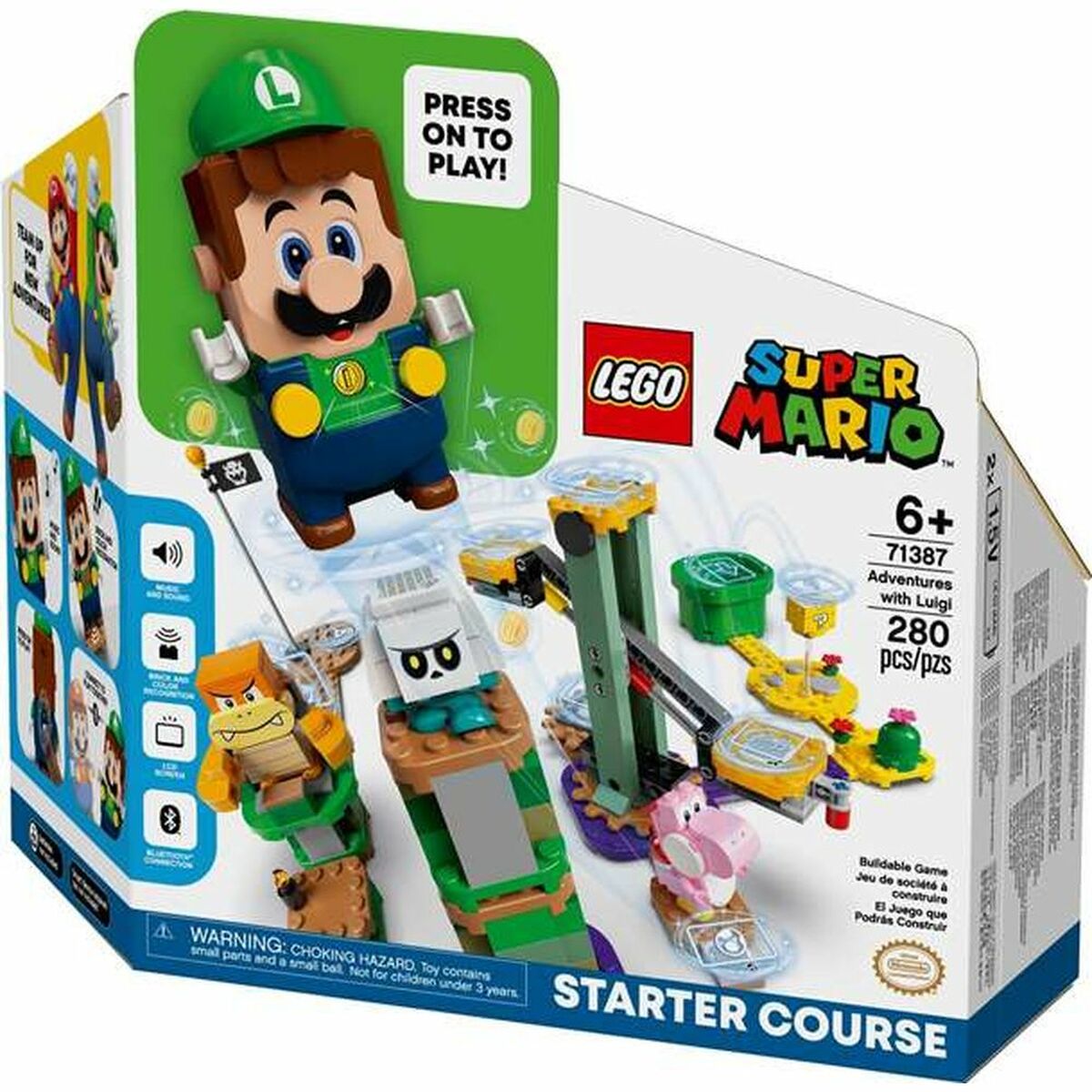 Playset Super Mario: Adventures with Luigi Lego 71387 (280 szt.)