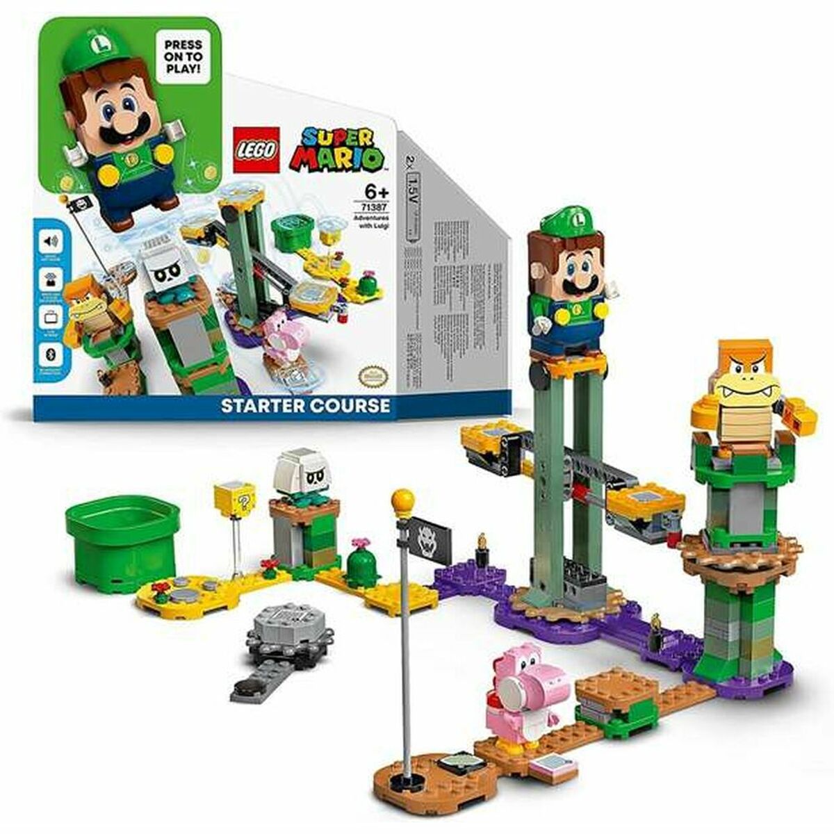 Playset Super Mario: Adventures with Luigi Lego 71387 (280 szt.)