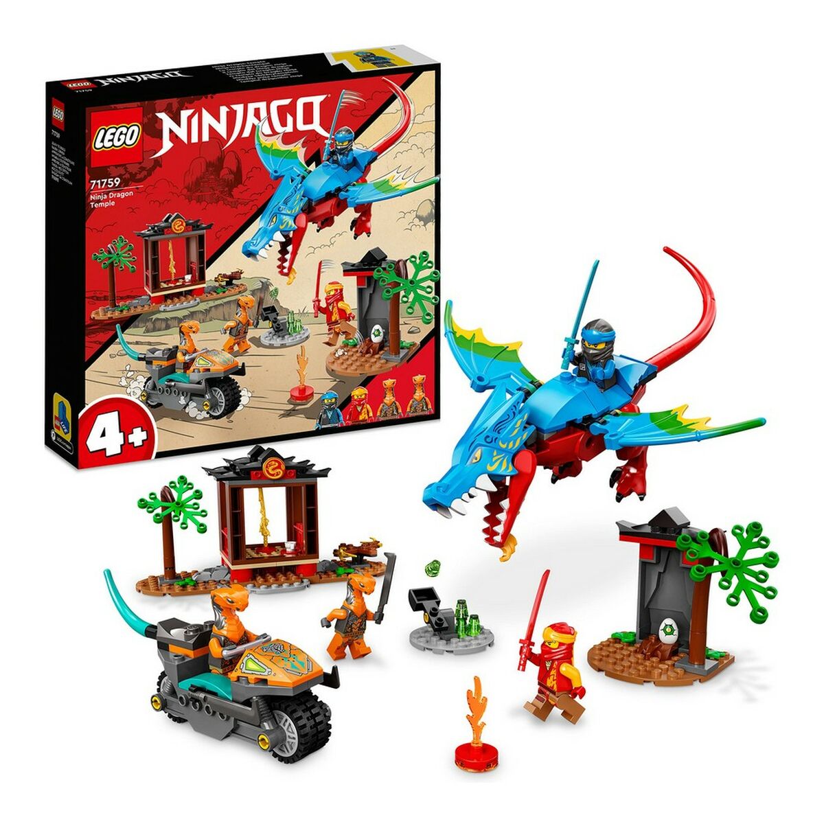 Playset Lego Ninjago Ninja Dragon Temple 161 sztuk 71759