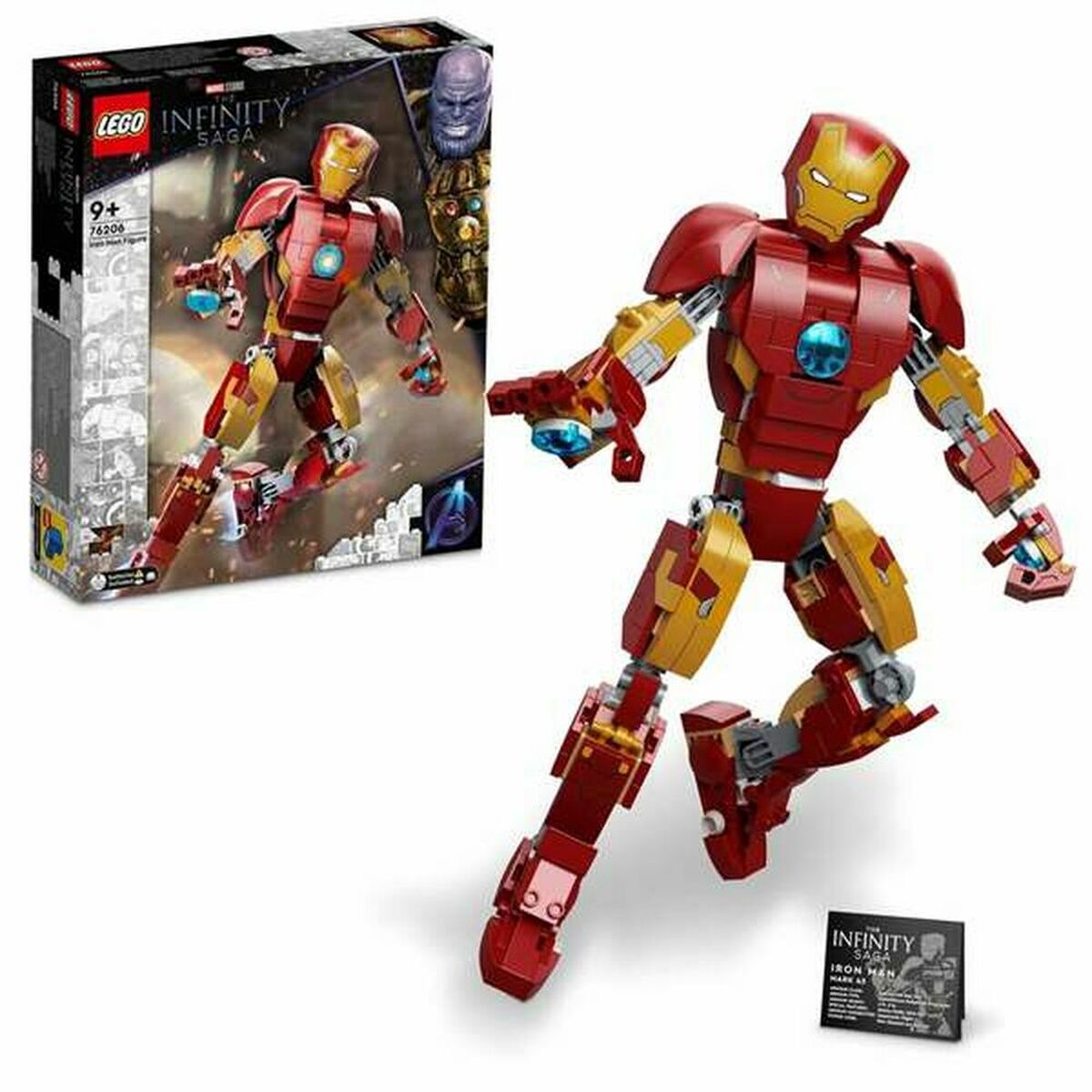 Playset Lego Marvel The Infinity Saga Iron Man 76206 (381 szt.)