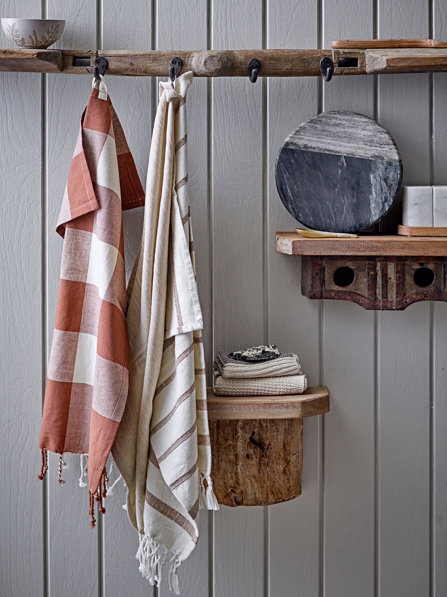 Creative Collection Oddur Coat Rack, Brown, Reclaimed Wood