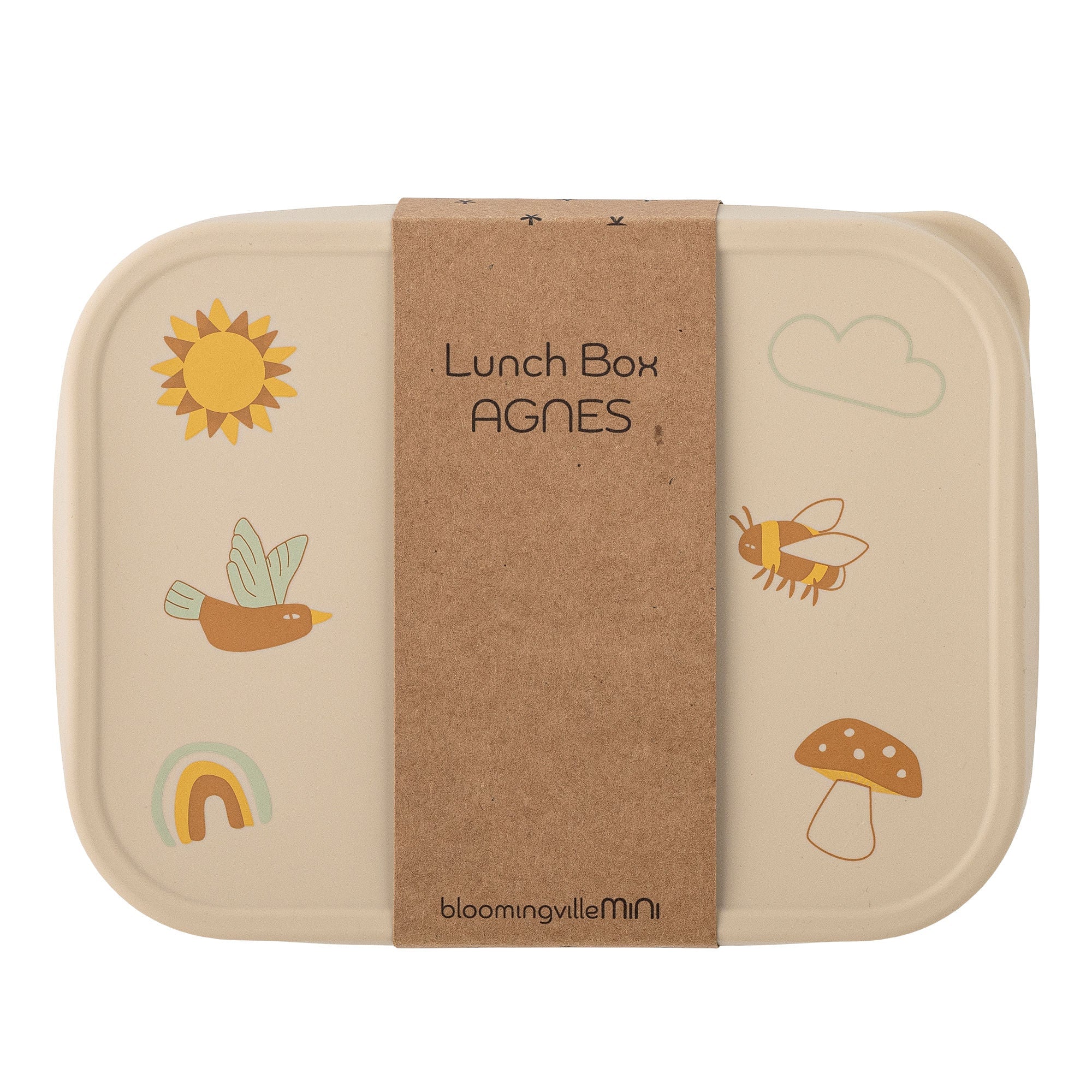 Bloomingville Mini Agnes Lunch Box, Natura, stal nierdzewna