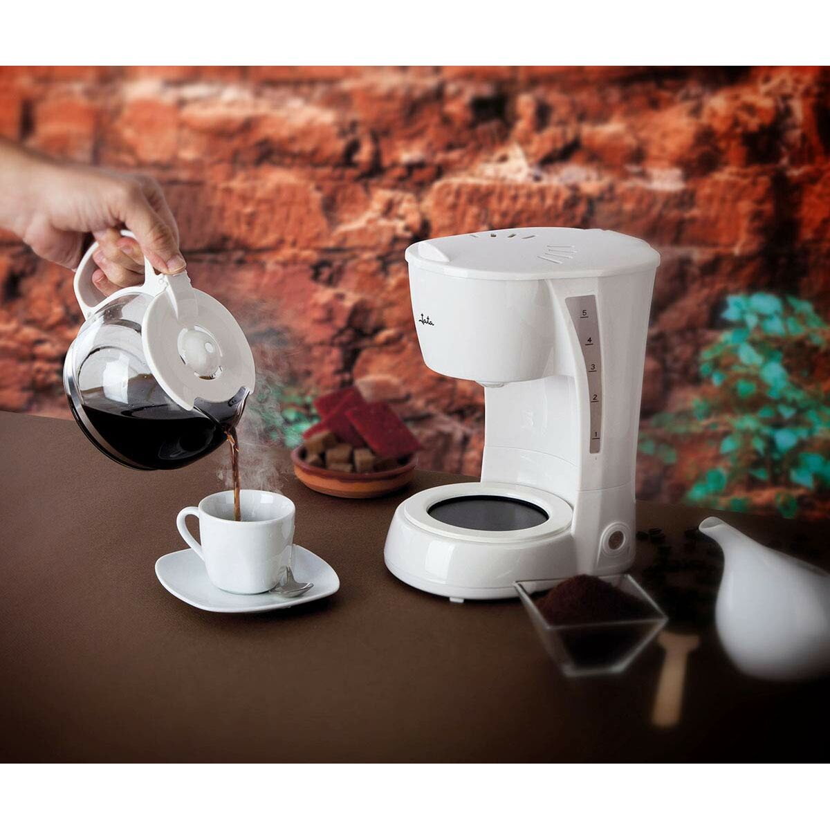 Drip Coffee Machine Jata CA285 650 W 8 filiżanek biały