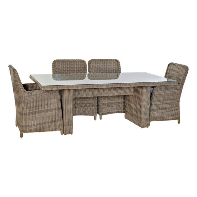 Zestaw stołowy z 6 krzesłami DKD Dekor Home 93 cm 200 x 100 x 75 cm (7 szt.)
