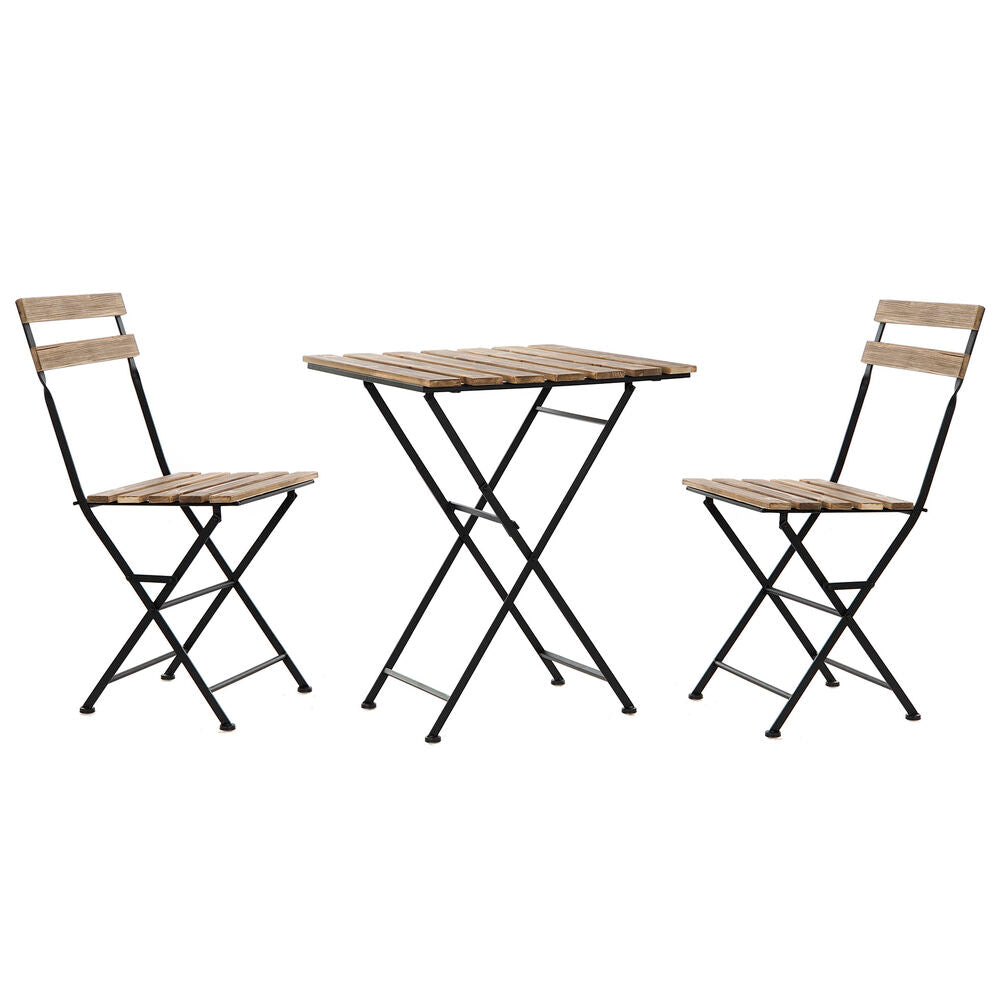 Zestaw stołowy z krzesłami DKD Dekor Home 60 x 60 x 74 cm (3 szt.)