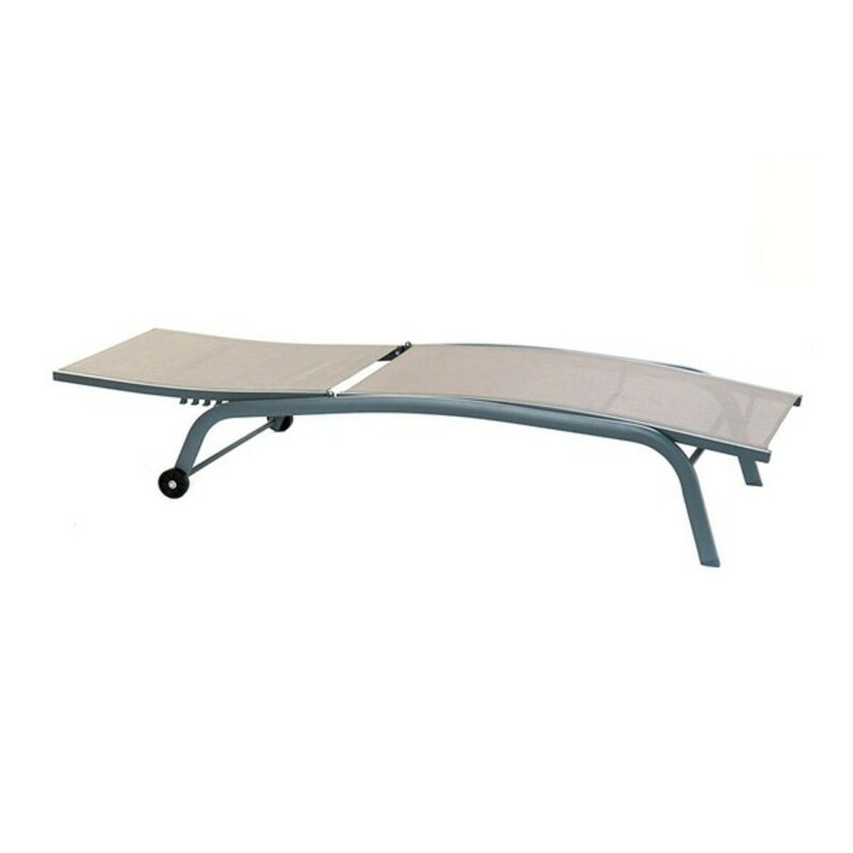 Wystrój domu DKD z kołami z koła szary pvc aluminium (187,5 x 64